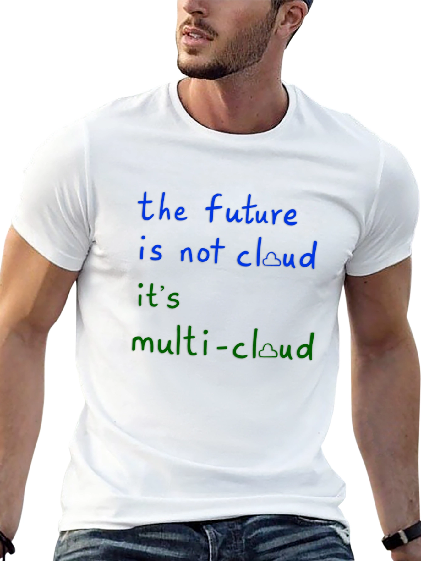 Multi-Cloud Future T-Shirt - Tech Innovation