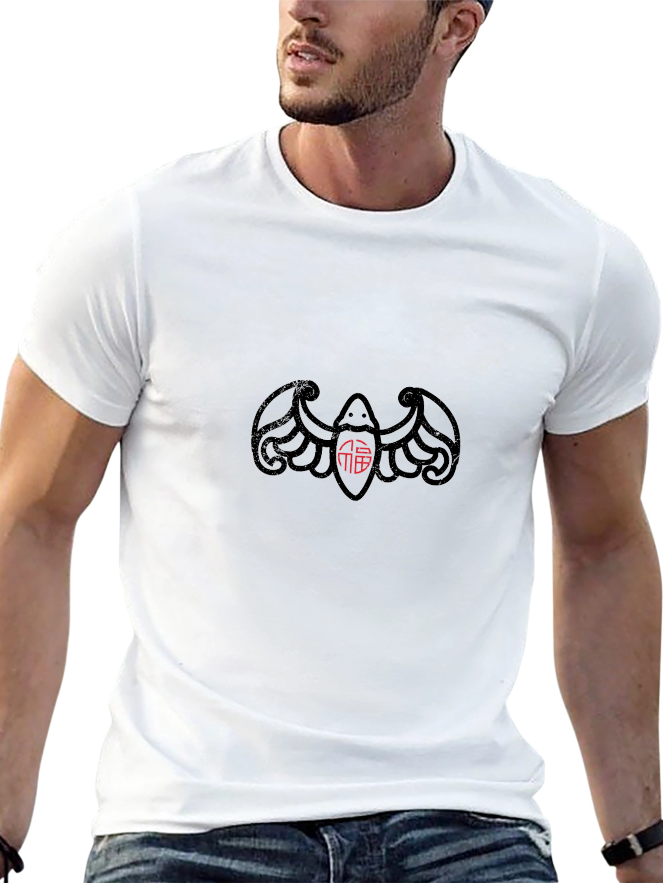 Bat Graphic Tee - Stylish & Unique Design