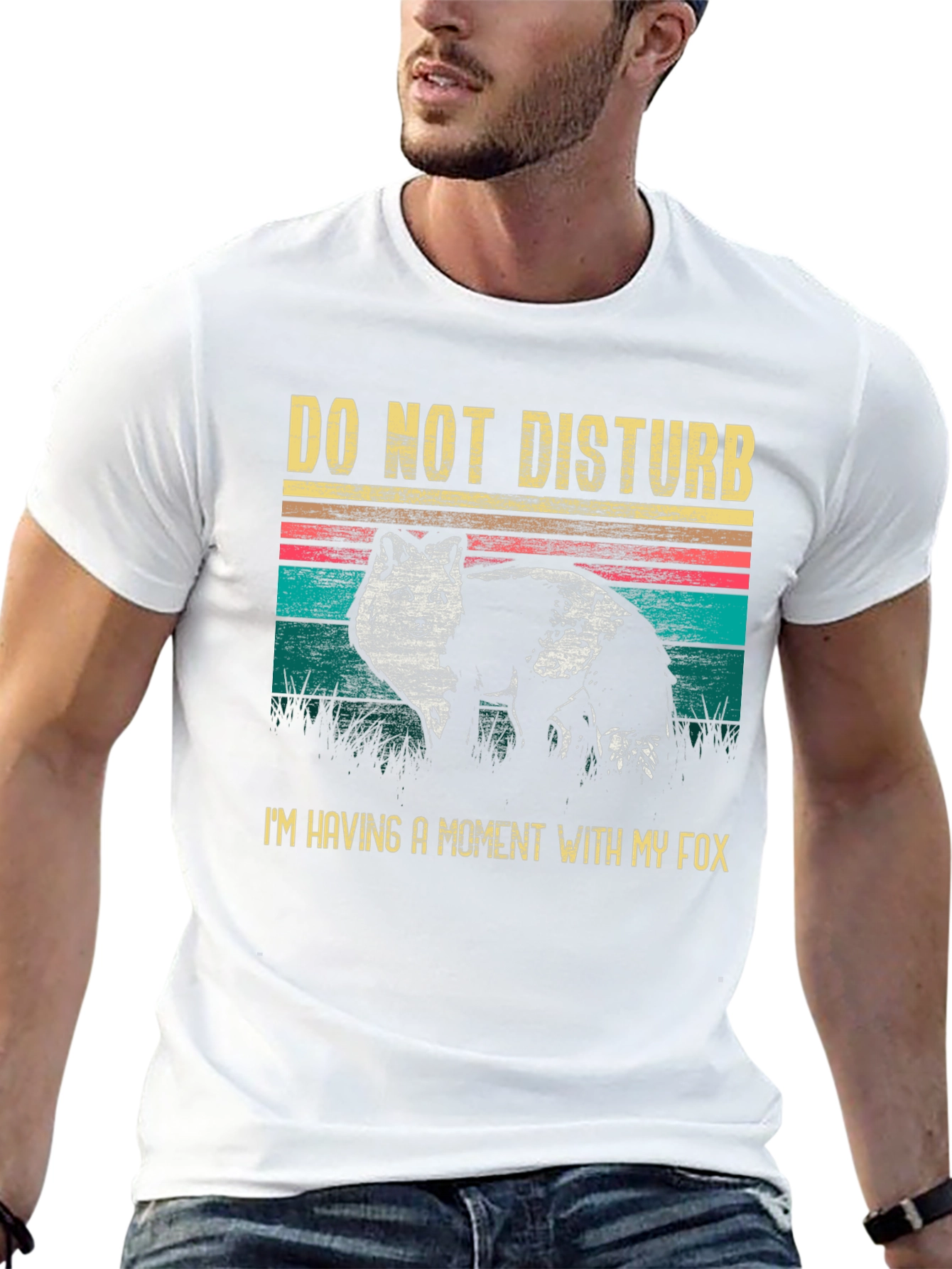 Do Not Disturb Fox Graphic T-Shirt