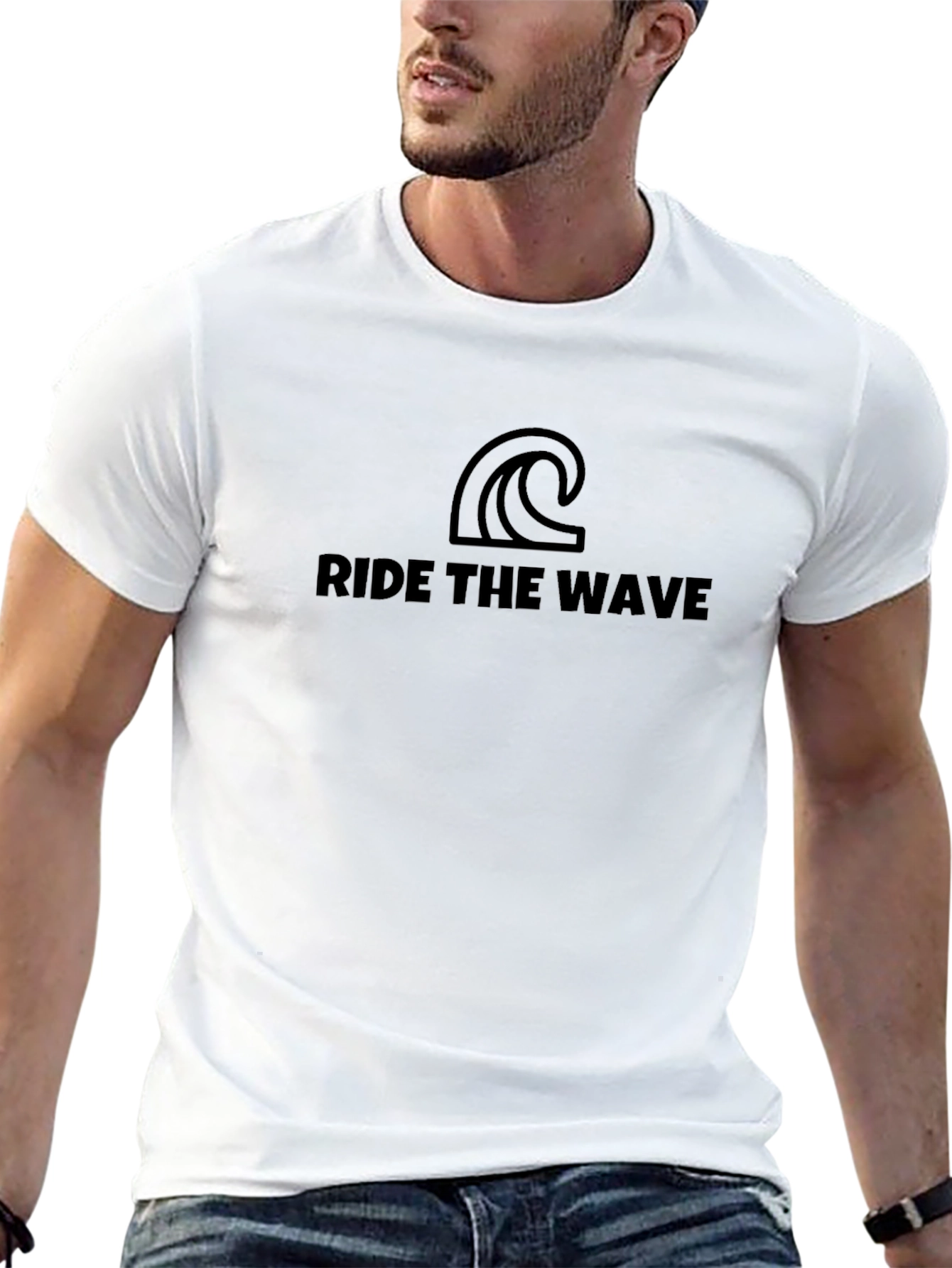 Ride The Wave Black T-Shirt