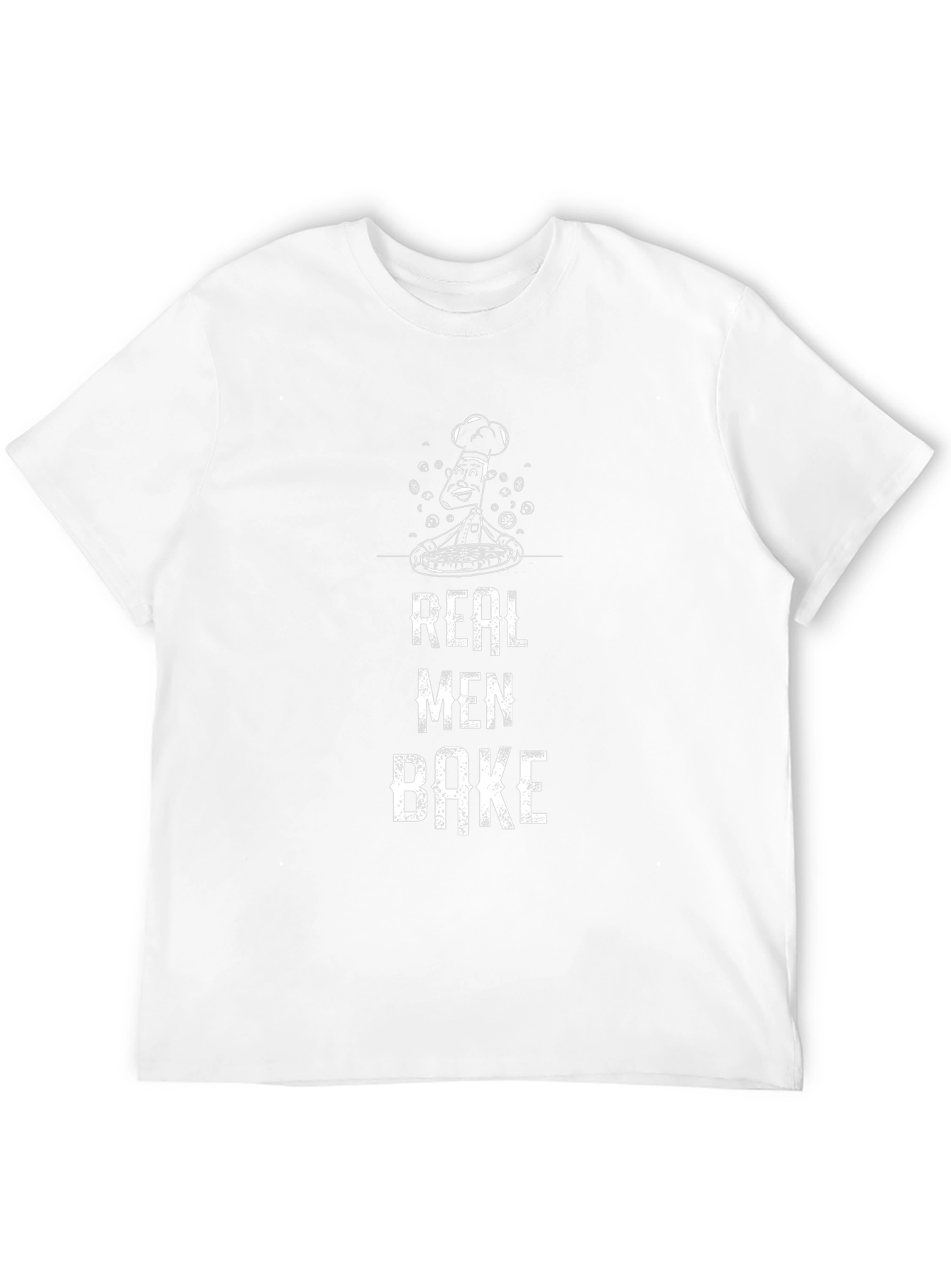 Real Men Bake T-Shirt | Chef Humor Tee
