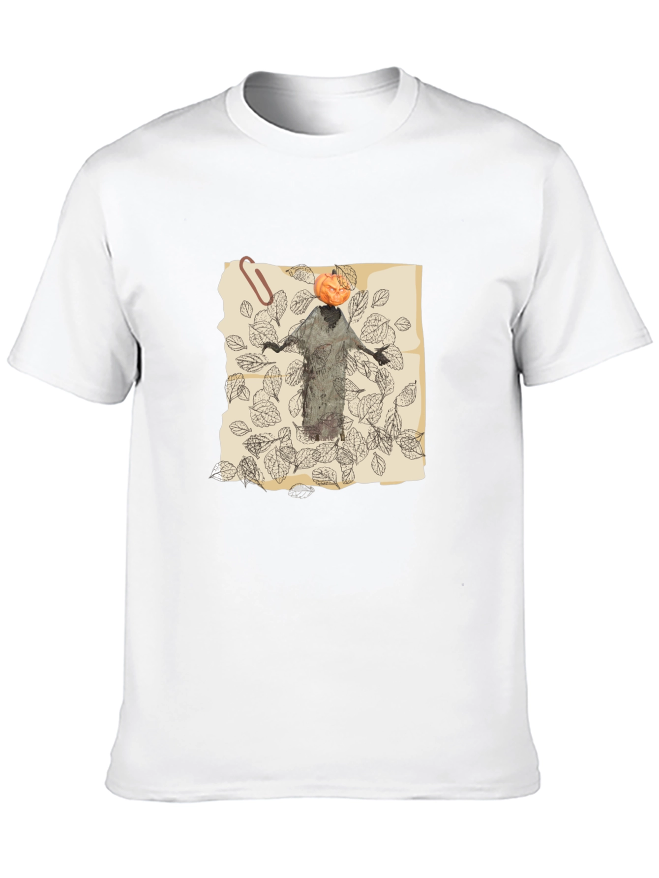 Pumpkin Head Scarecrow T-Shirt - Halloween Style