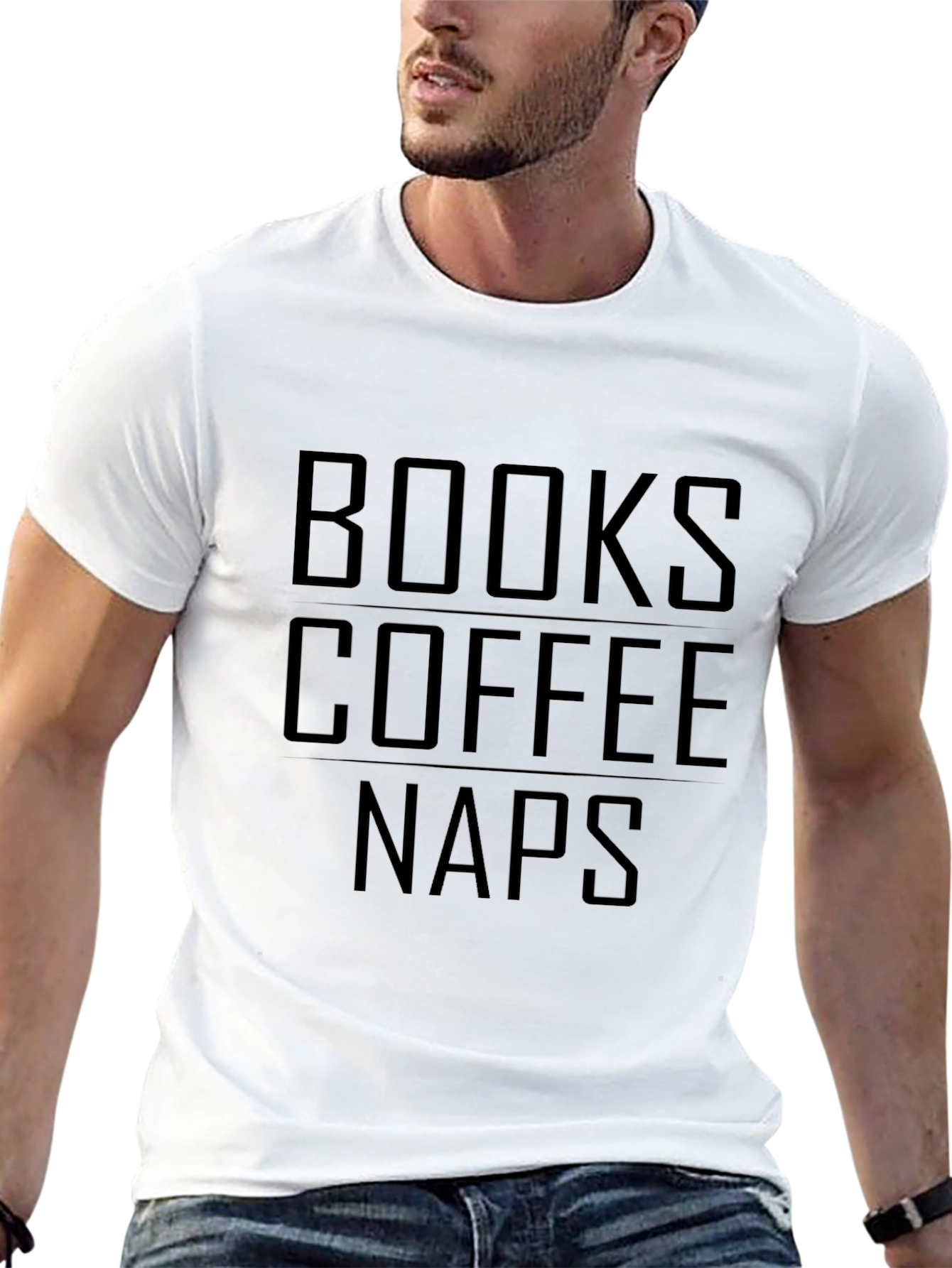 Books Coffee Naps T-Shirt - Comfort & Style