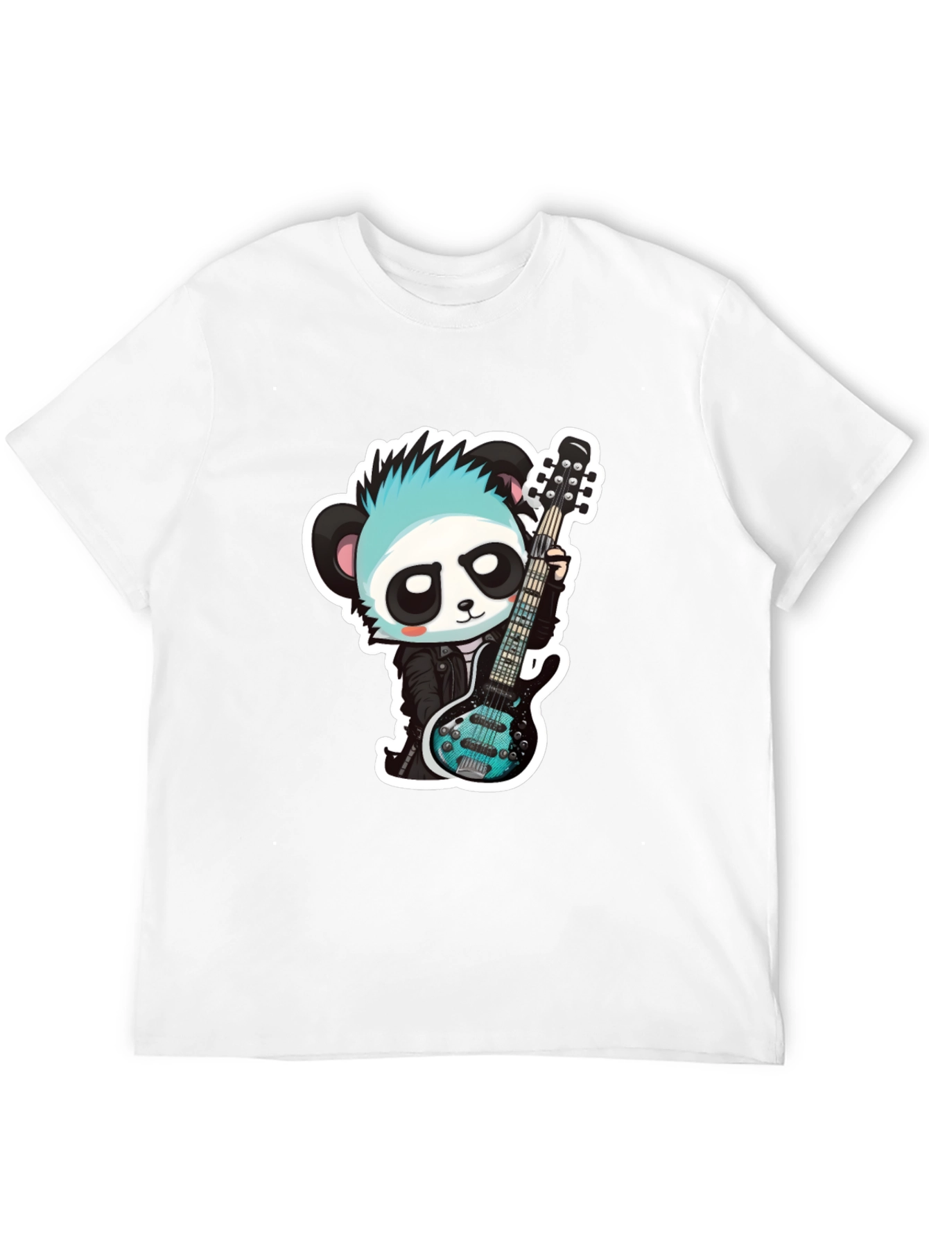 Panda Guitarist Graphic T-Shirt