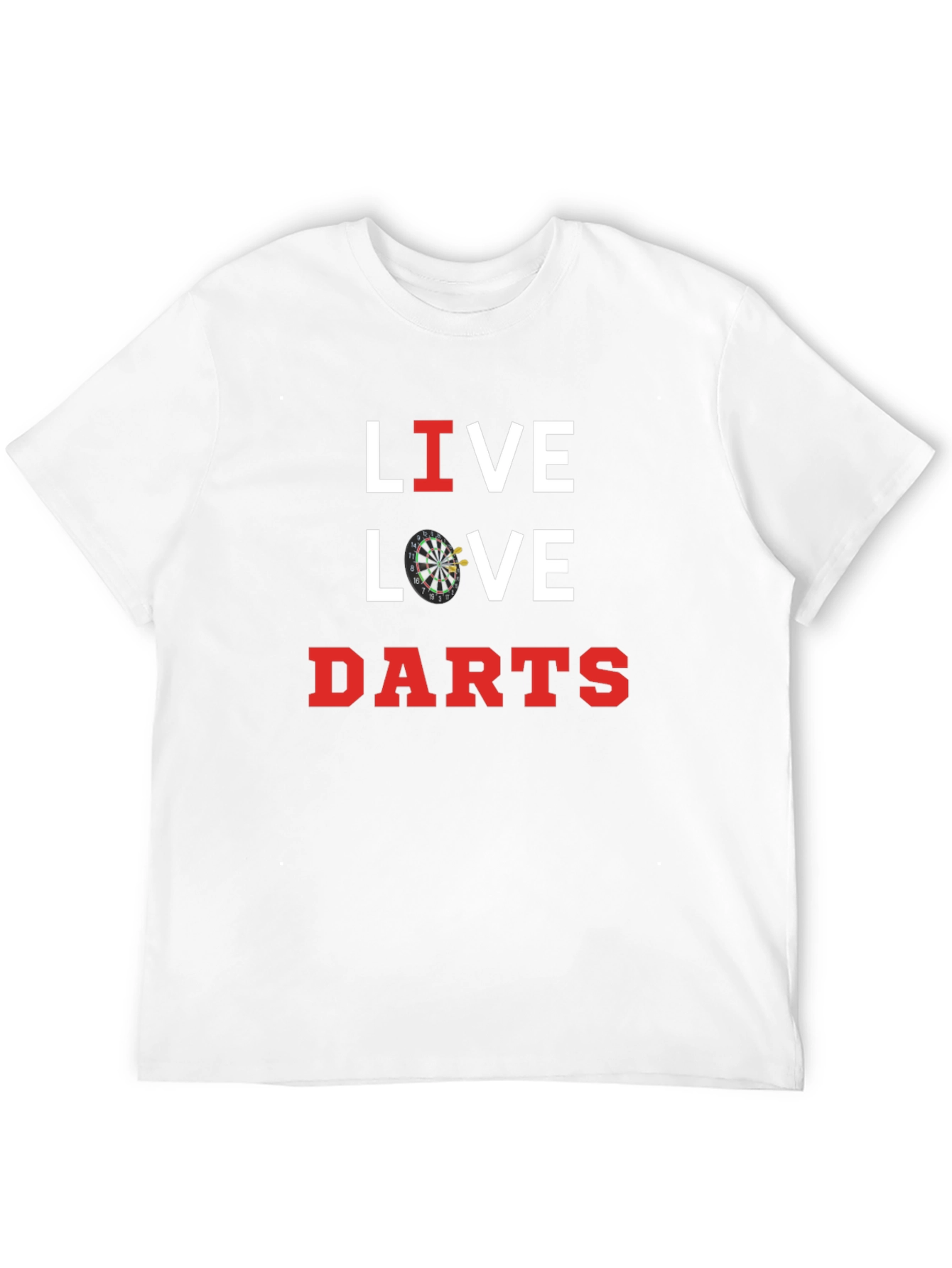 Live Love Darts Black T-Shirt
