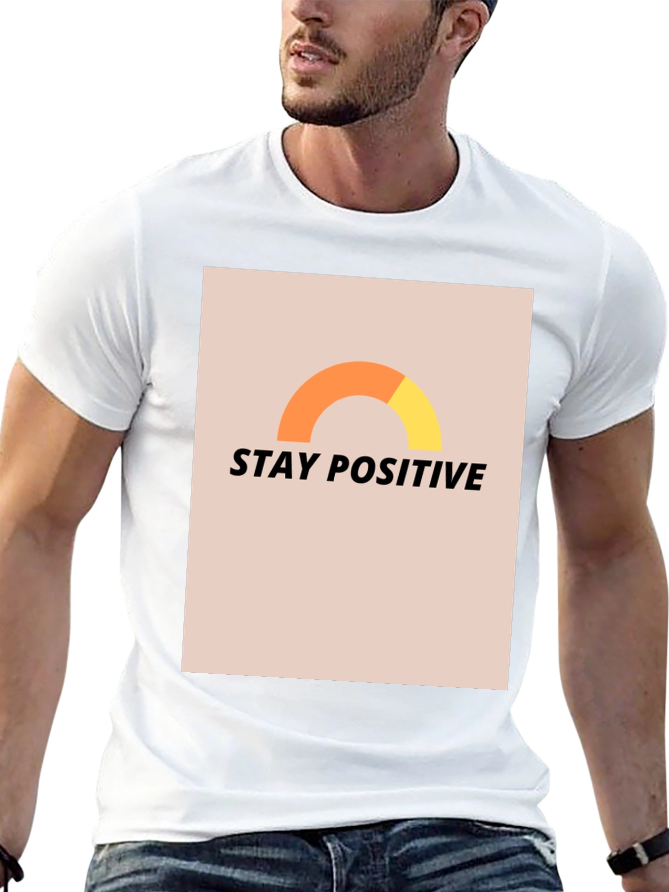 Stay Positive Graphic T-Shirt