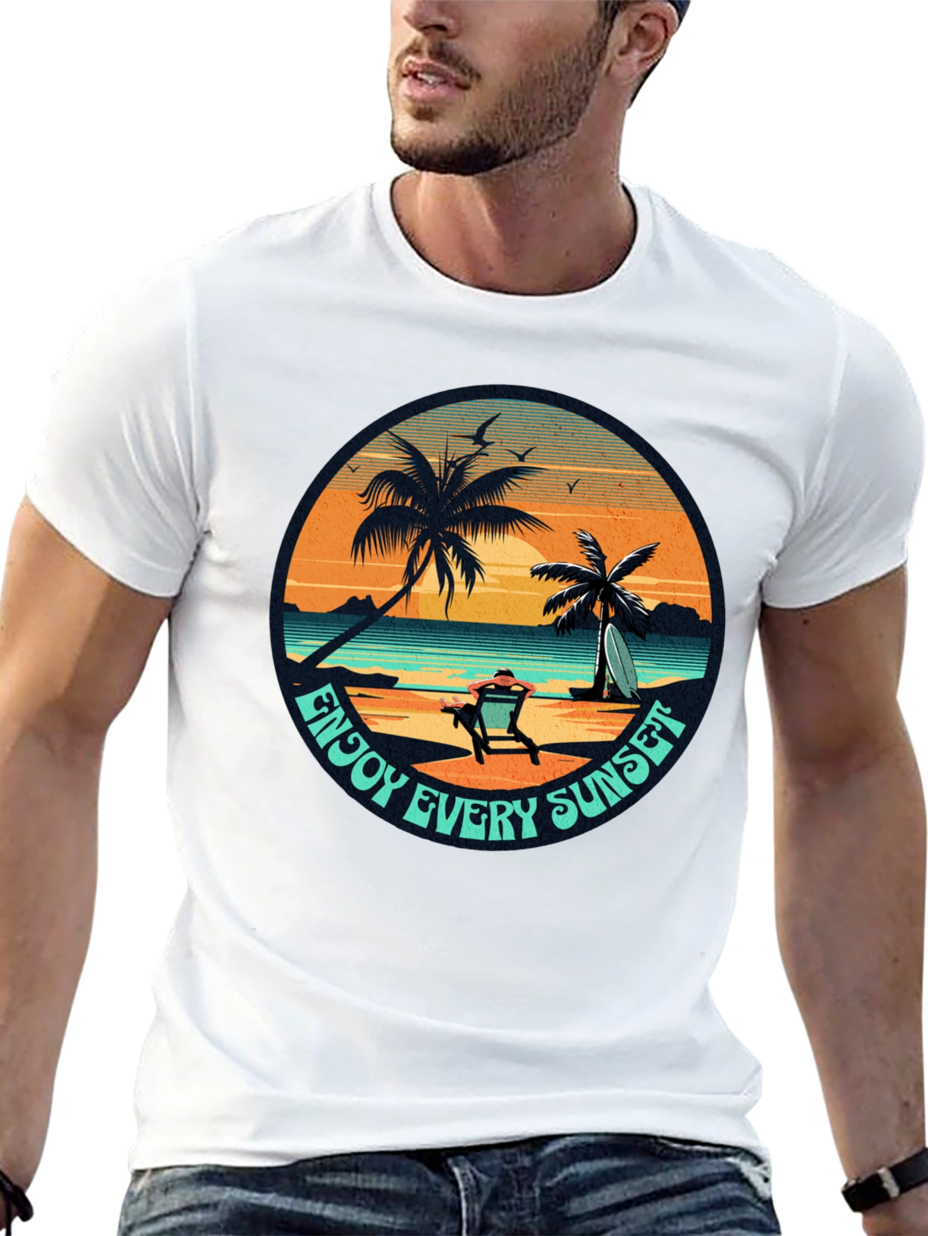 Enjoy Every Sunset Graphic T-Shirt