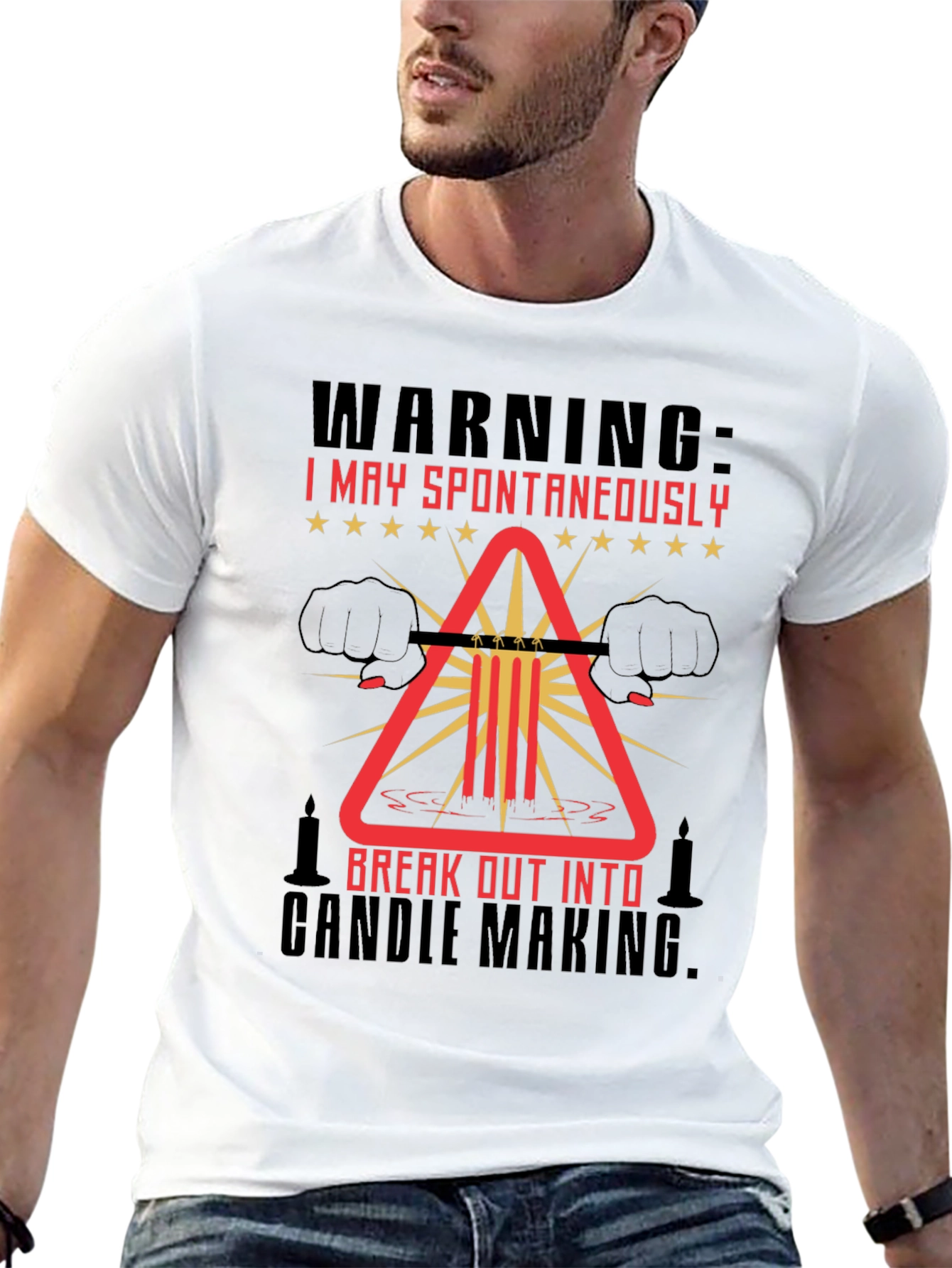 Warning: Spontaneous Candle Making T-Shirt