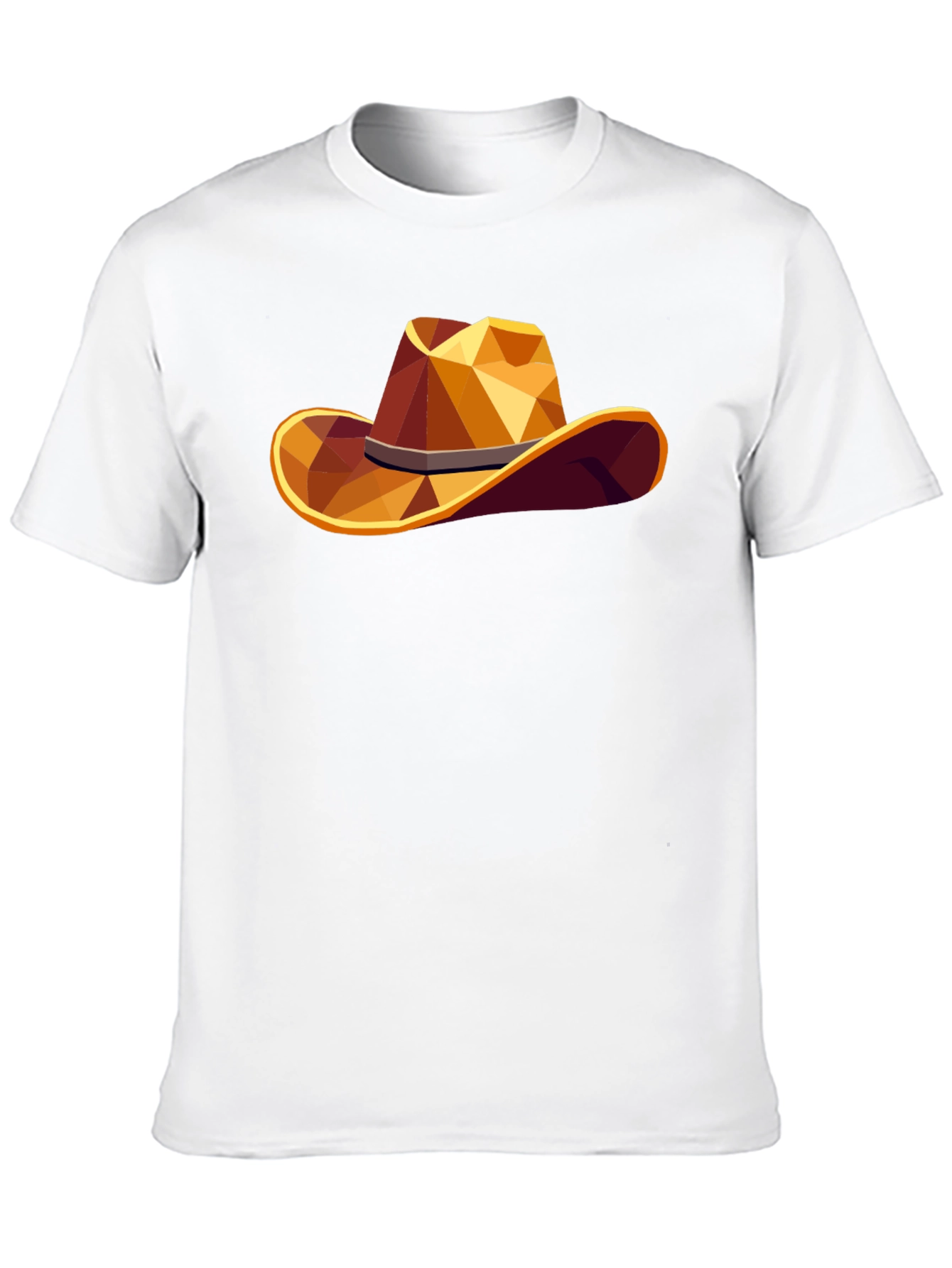 Geometric Cowboy Hat T-Shirt