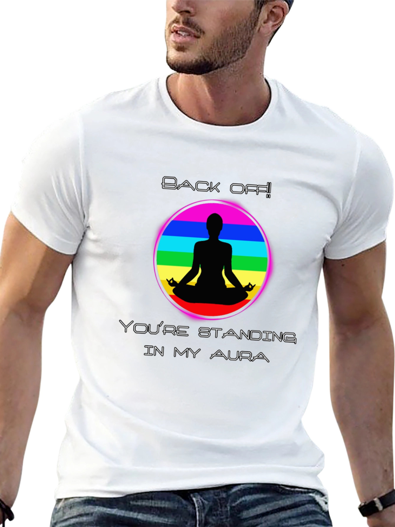 Aura Yoga Meditation Graphic T-Shirt