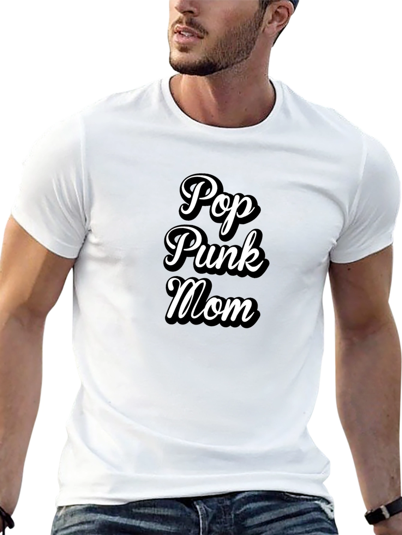 Pop Punk Mom Black Graphic Tee