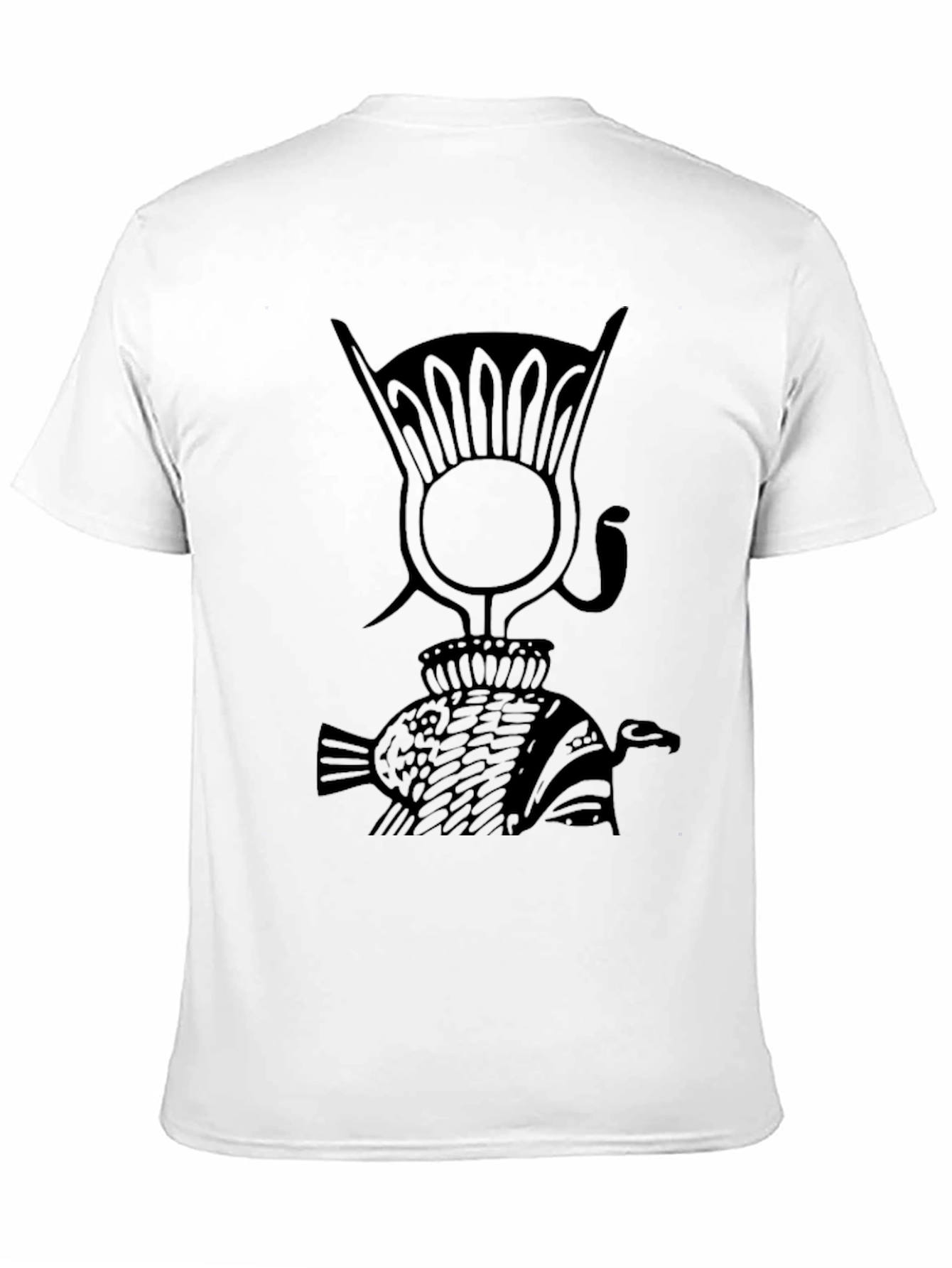 Egyptian Hieroglyph Black T-Shirt
