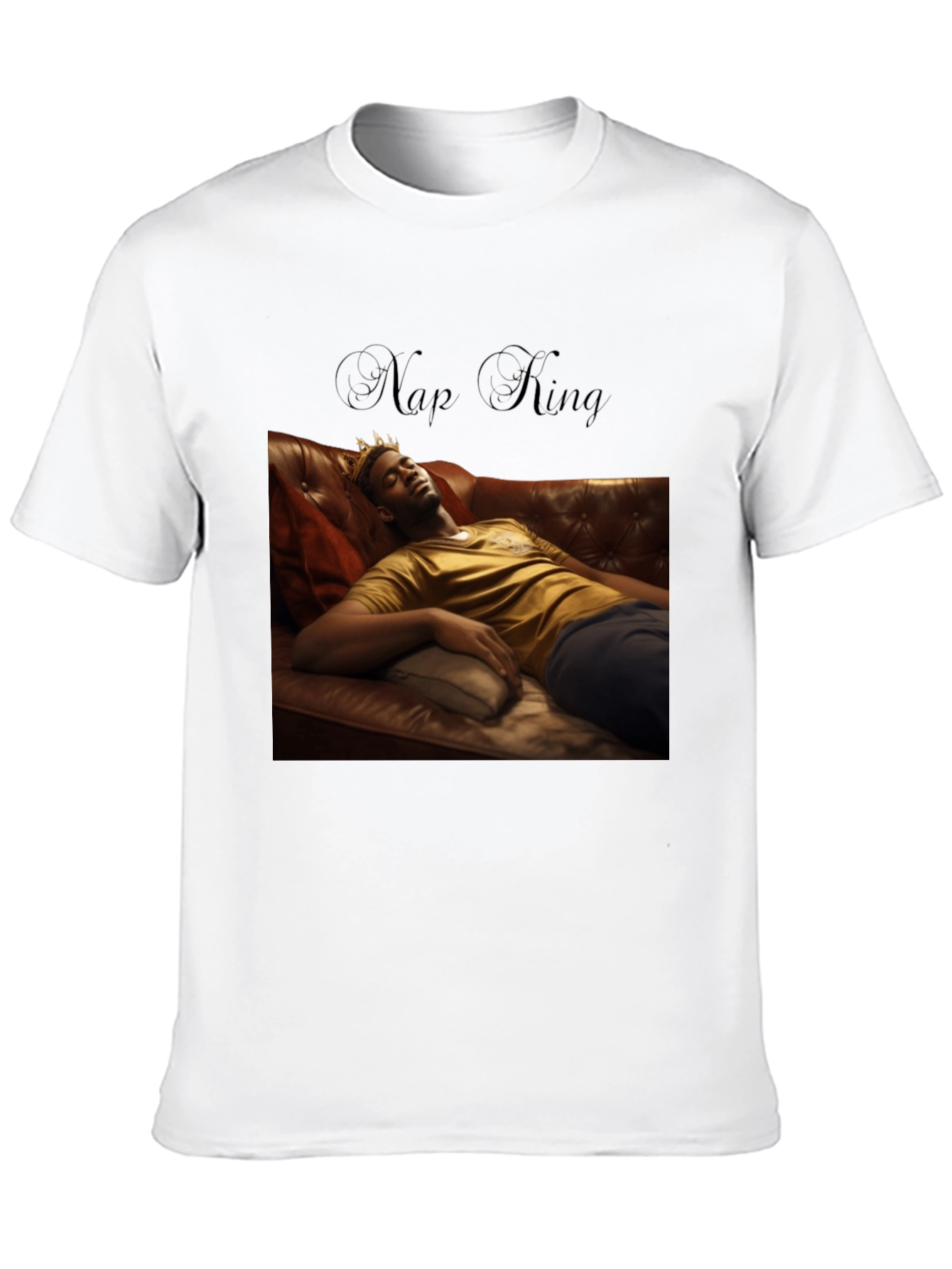 Nap King T-Shirt - Relax in Royal Style