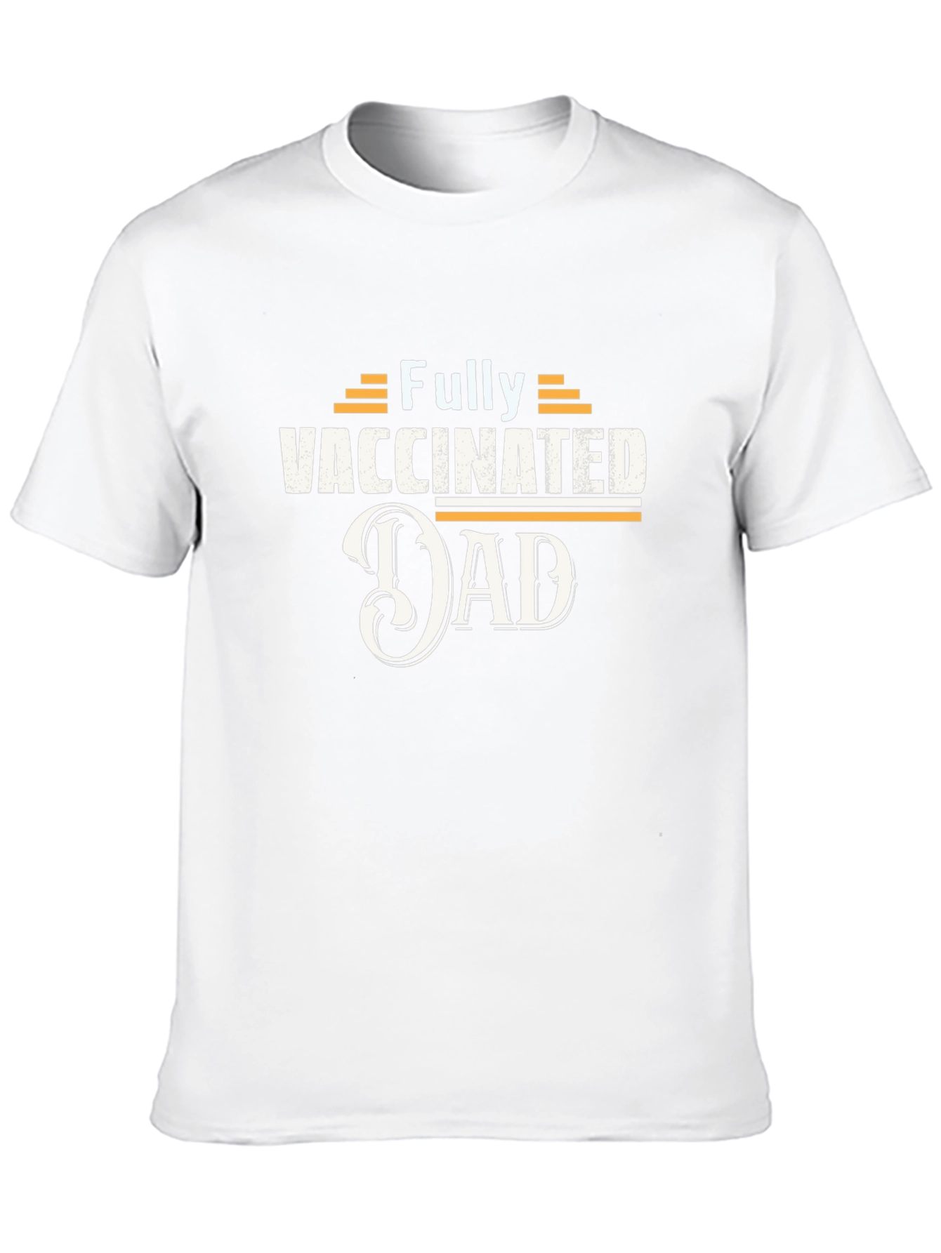 Fully Vaccinated Dad Black T-Shirt