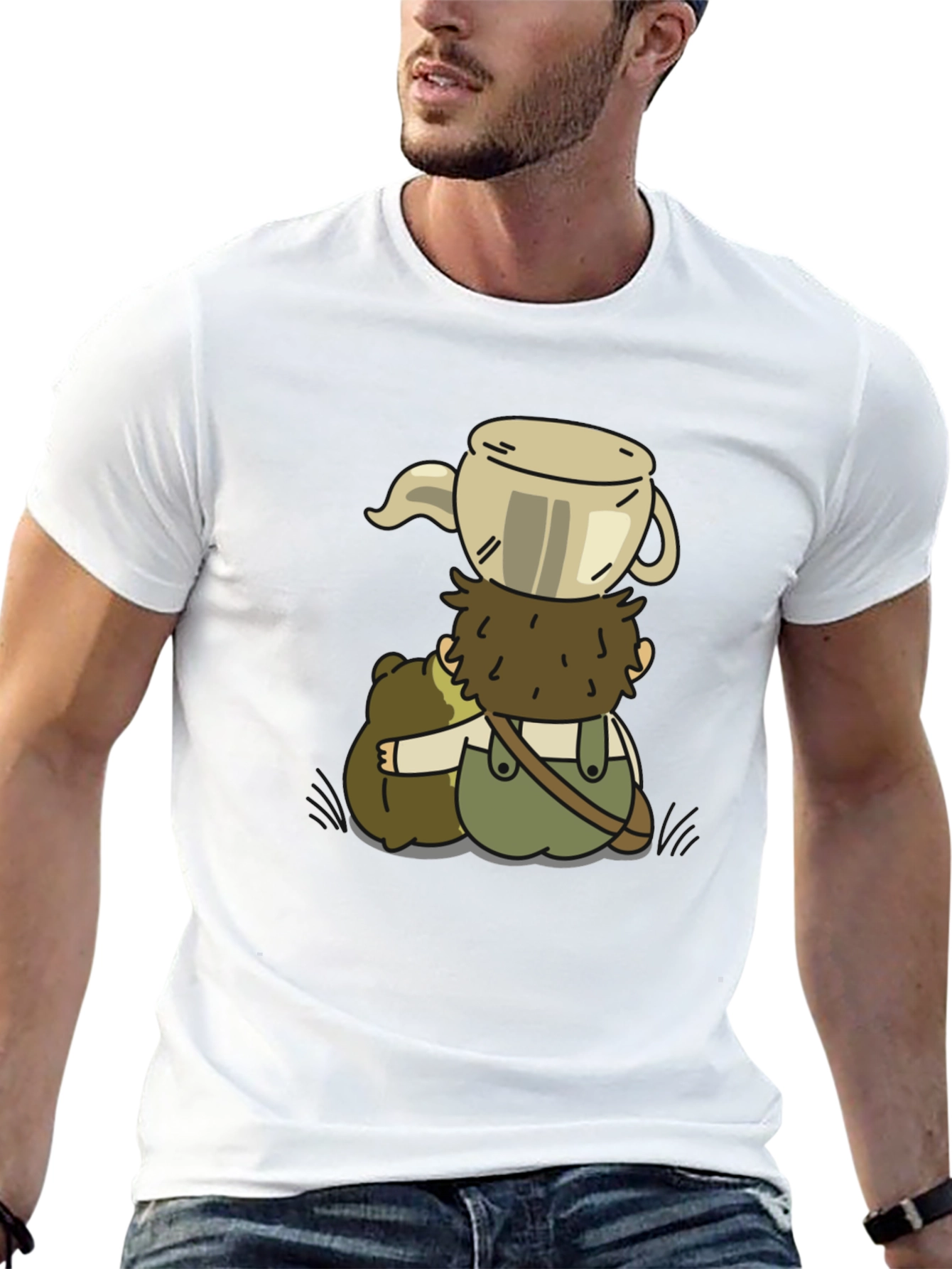 Quirky Cartoon Graphic Tee - Whimsical T-Shirt