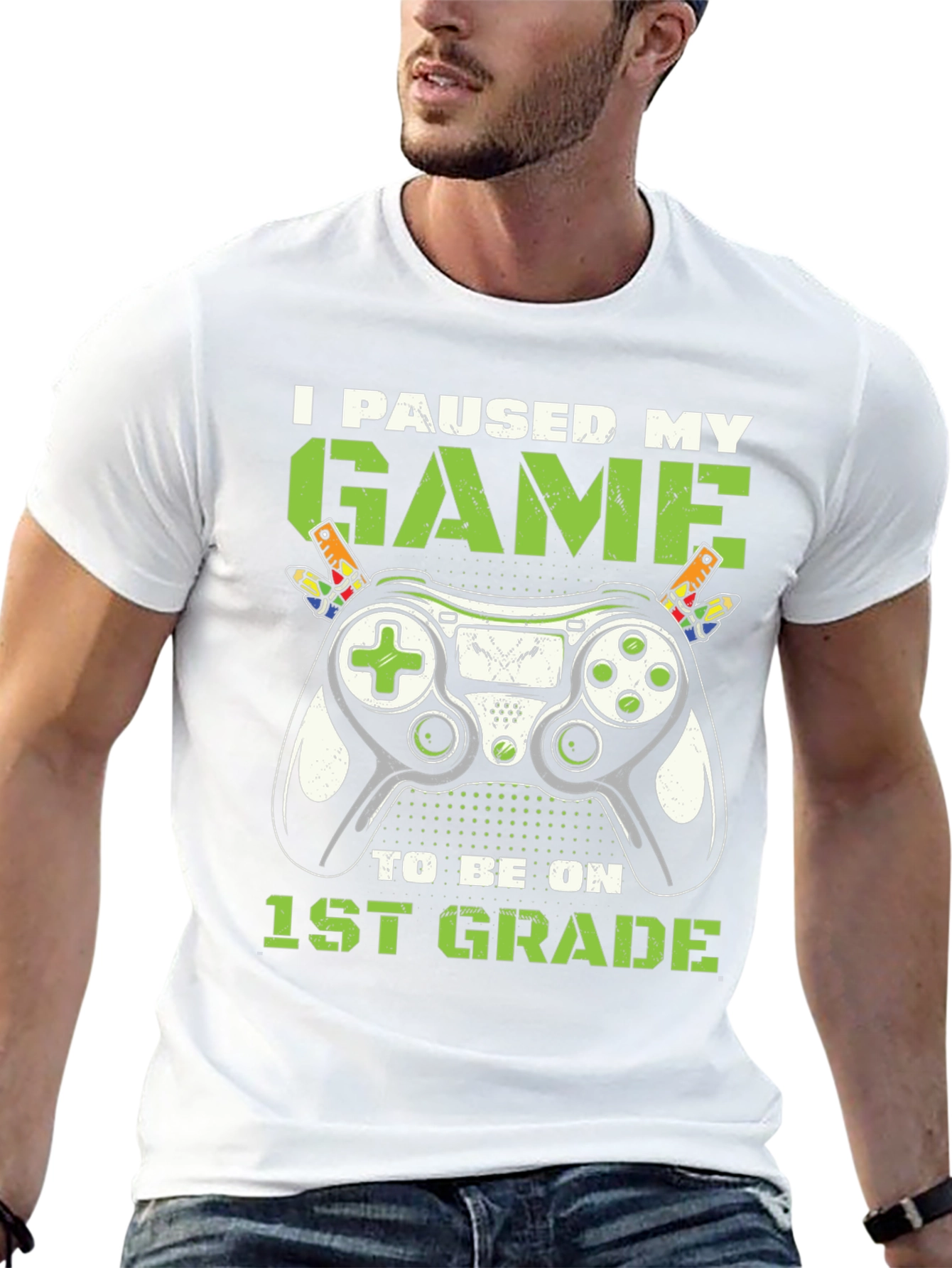 I Paused My Game For 1st Grade T-Shirt
