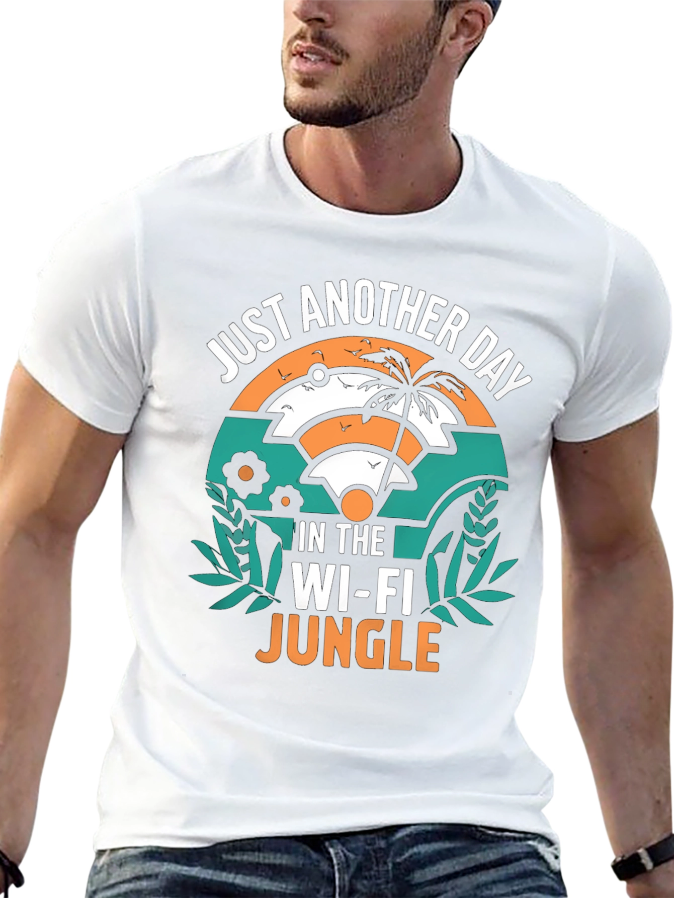 Wi-Fi Jungle T-Shirt - Humorous Tech Tee