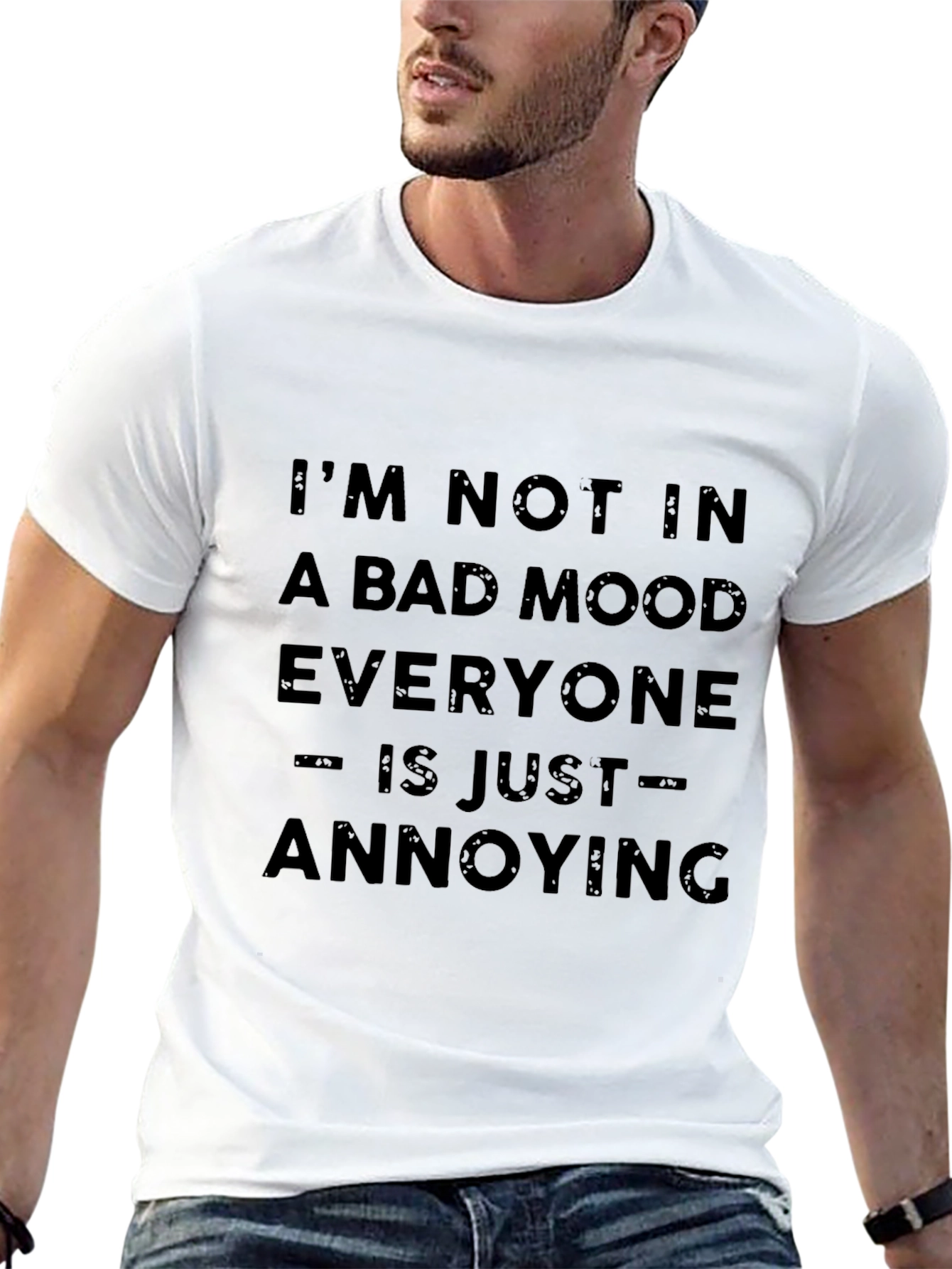 Funny Bad Mood Graphic T-Shirt
