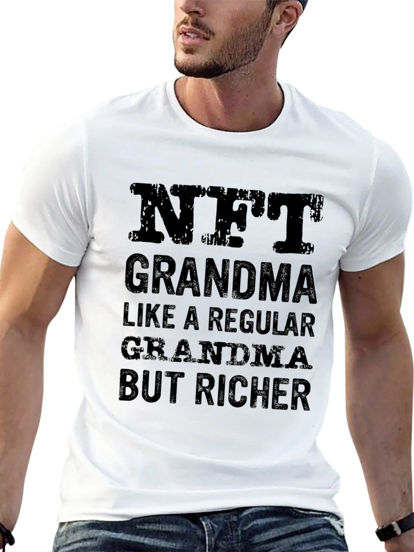 NFT Grandma T-Shirt - Rich Grandma Tee
