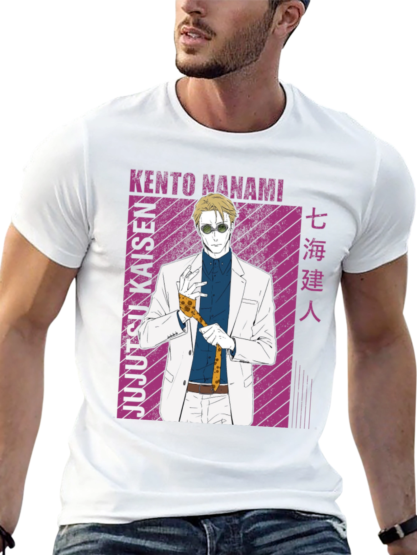 Kento Nanami Jujutsu Kaisen Black T-Shirt