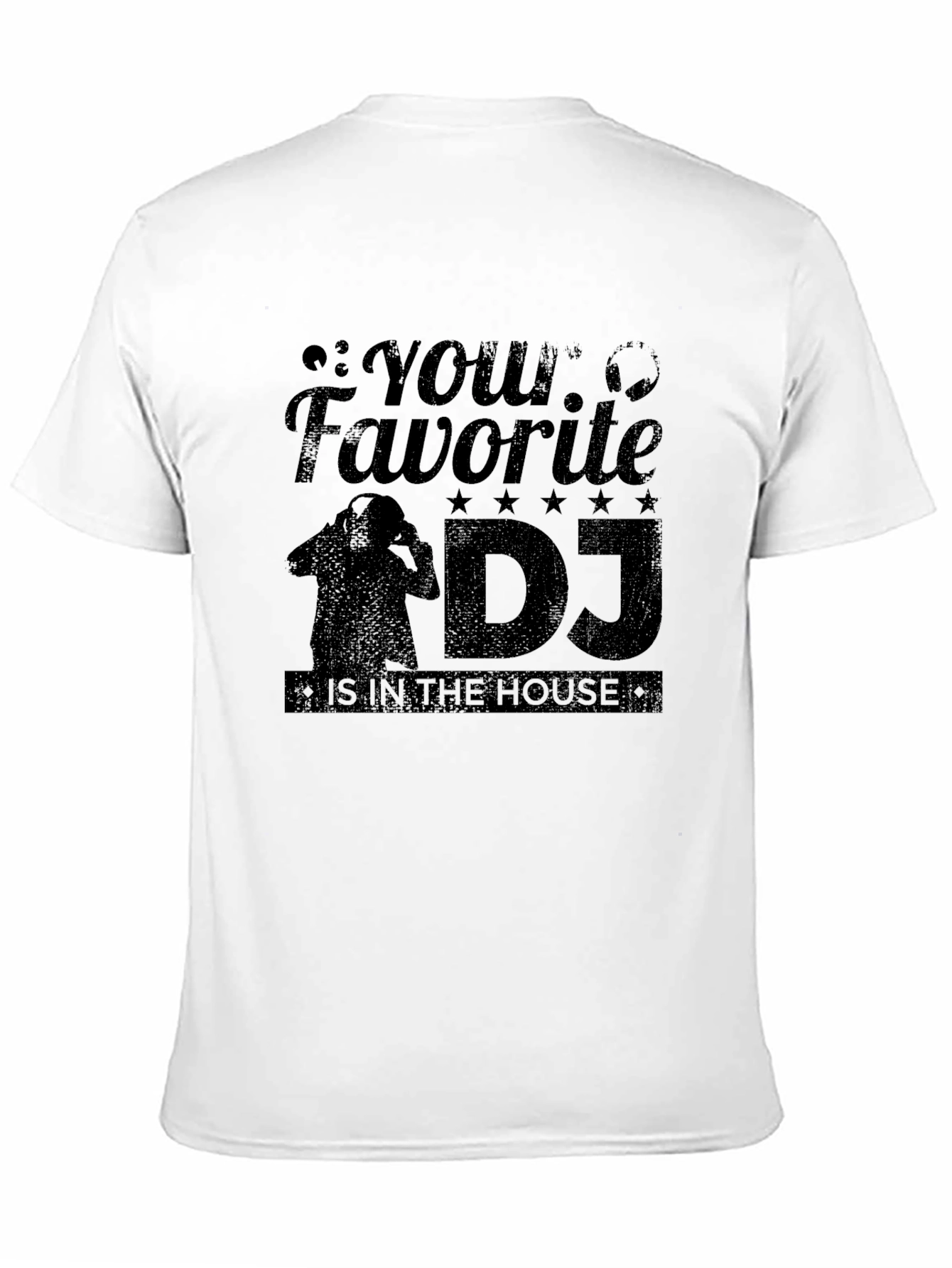 Your Favorite DJ Black Graphic Tee