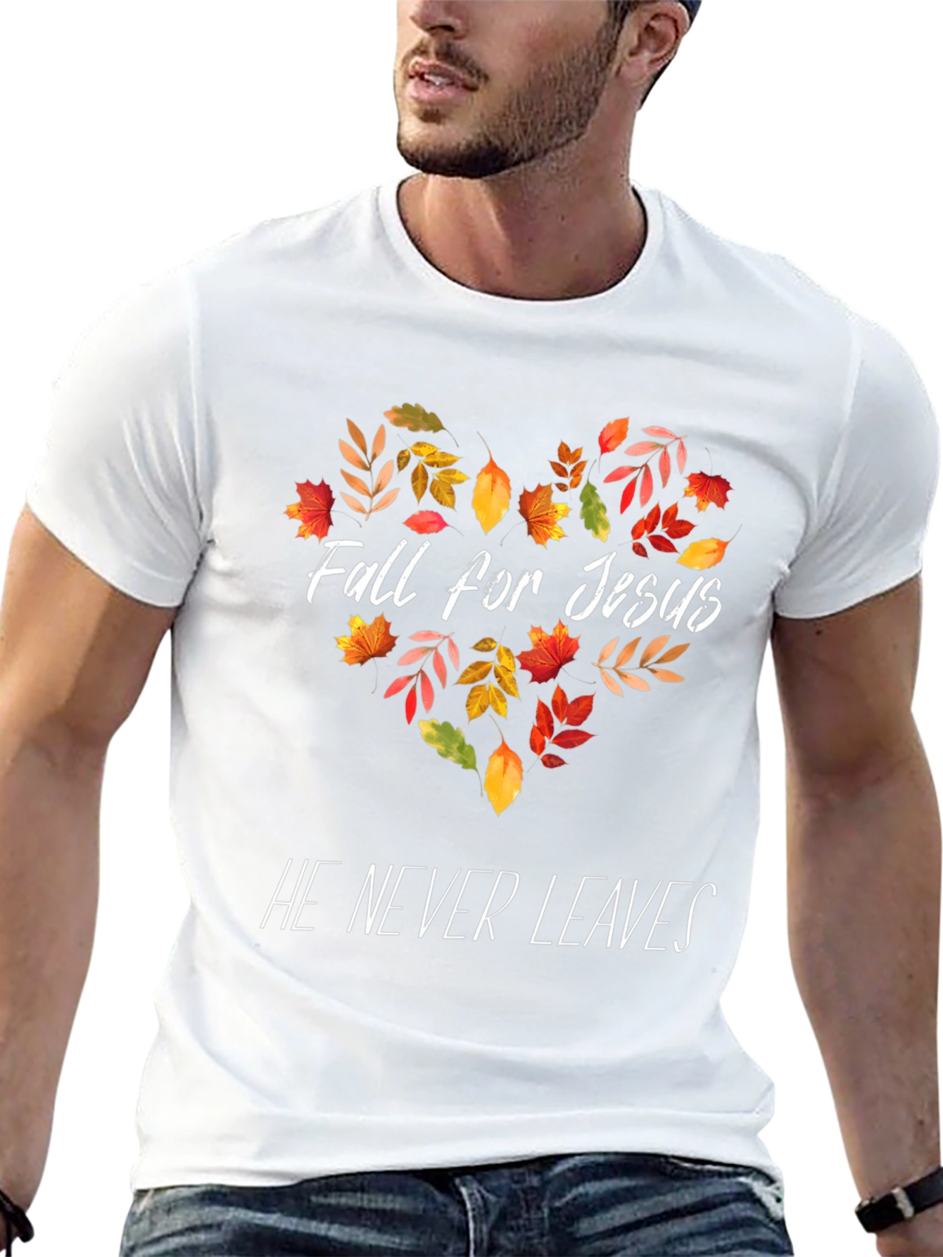 Fall for Jesus Black T-Shirt