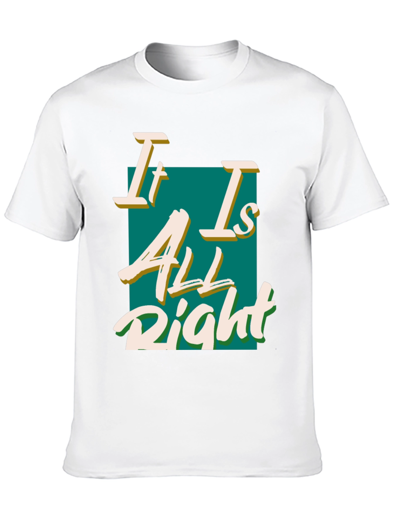 It Is All Right Black T-Shirt