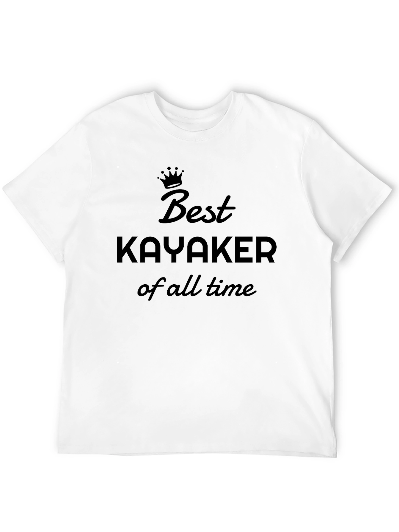 Best Kayaker Ever T-Shirt - Black