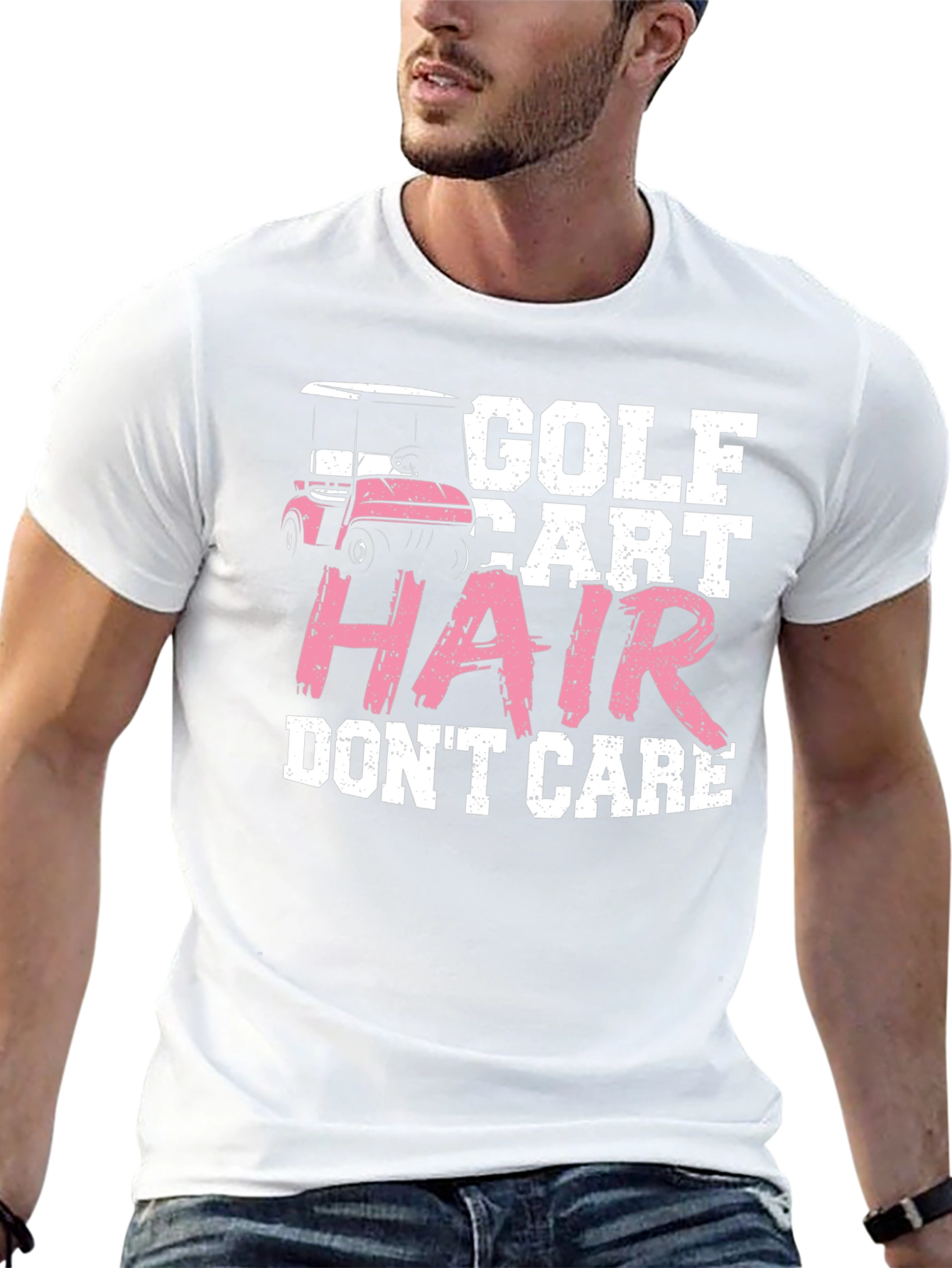 Golf Cart Hair Dont Care T-Shirt