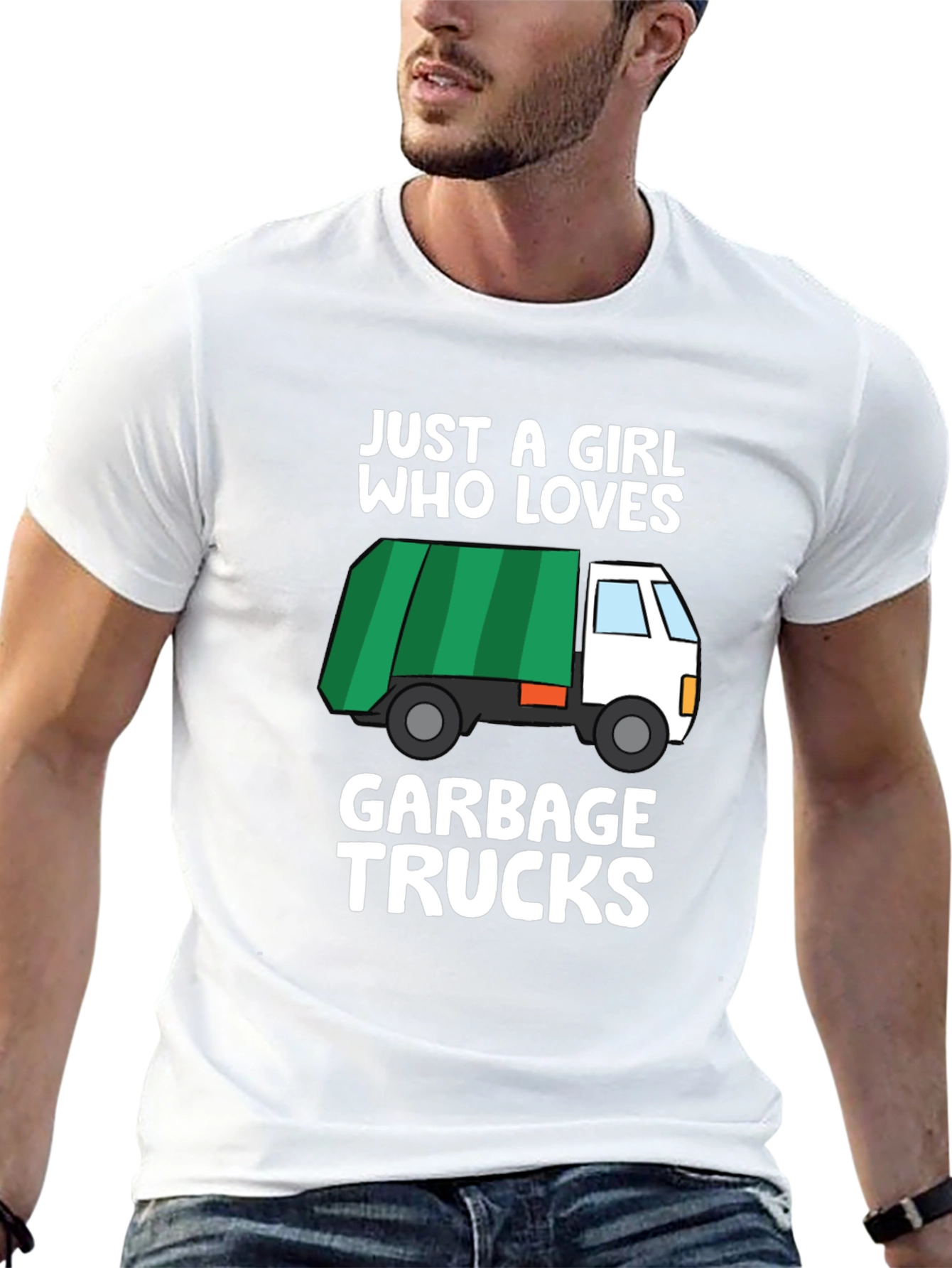 Garbage Truck Lover T-Shirt - Just a Girl