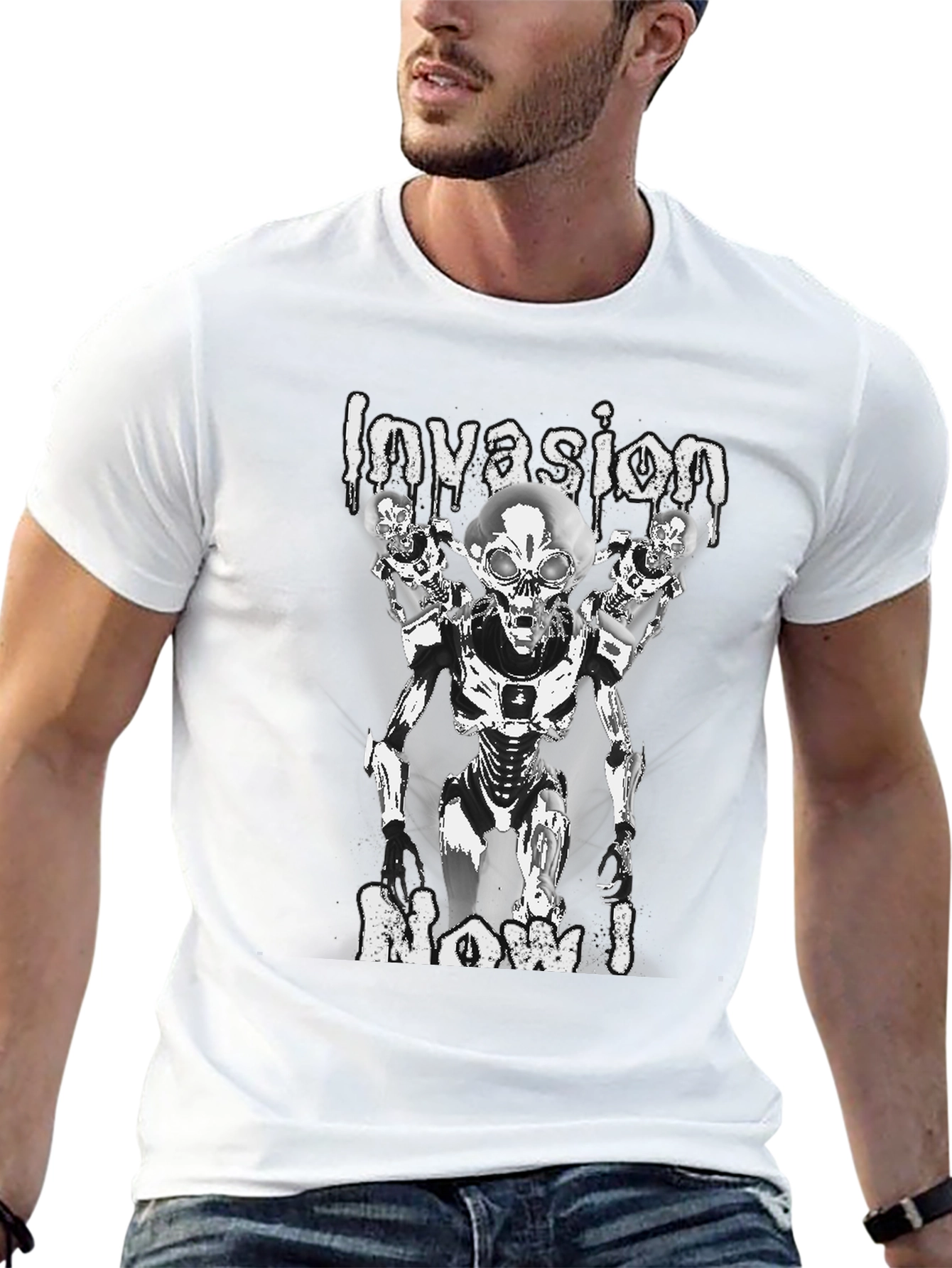 Invasion Now! Graphic Print Tee