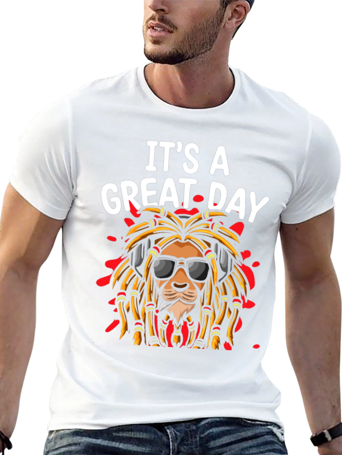 Its A Great Day Lion Rasta T-Shirt