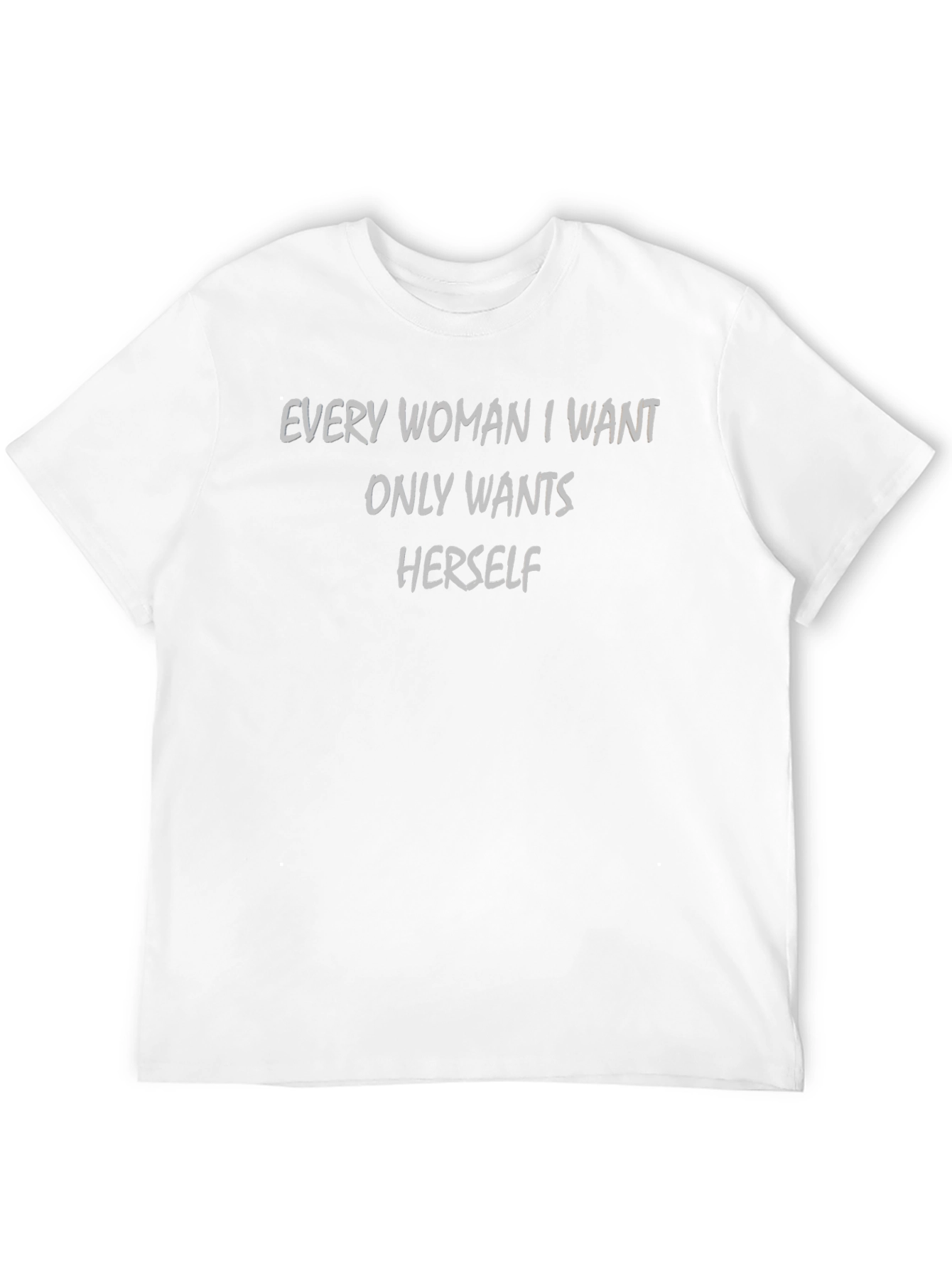 Humorous Slogan Graphic Print Mens T-Shirt