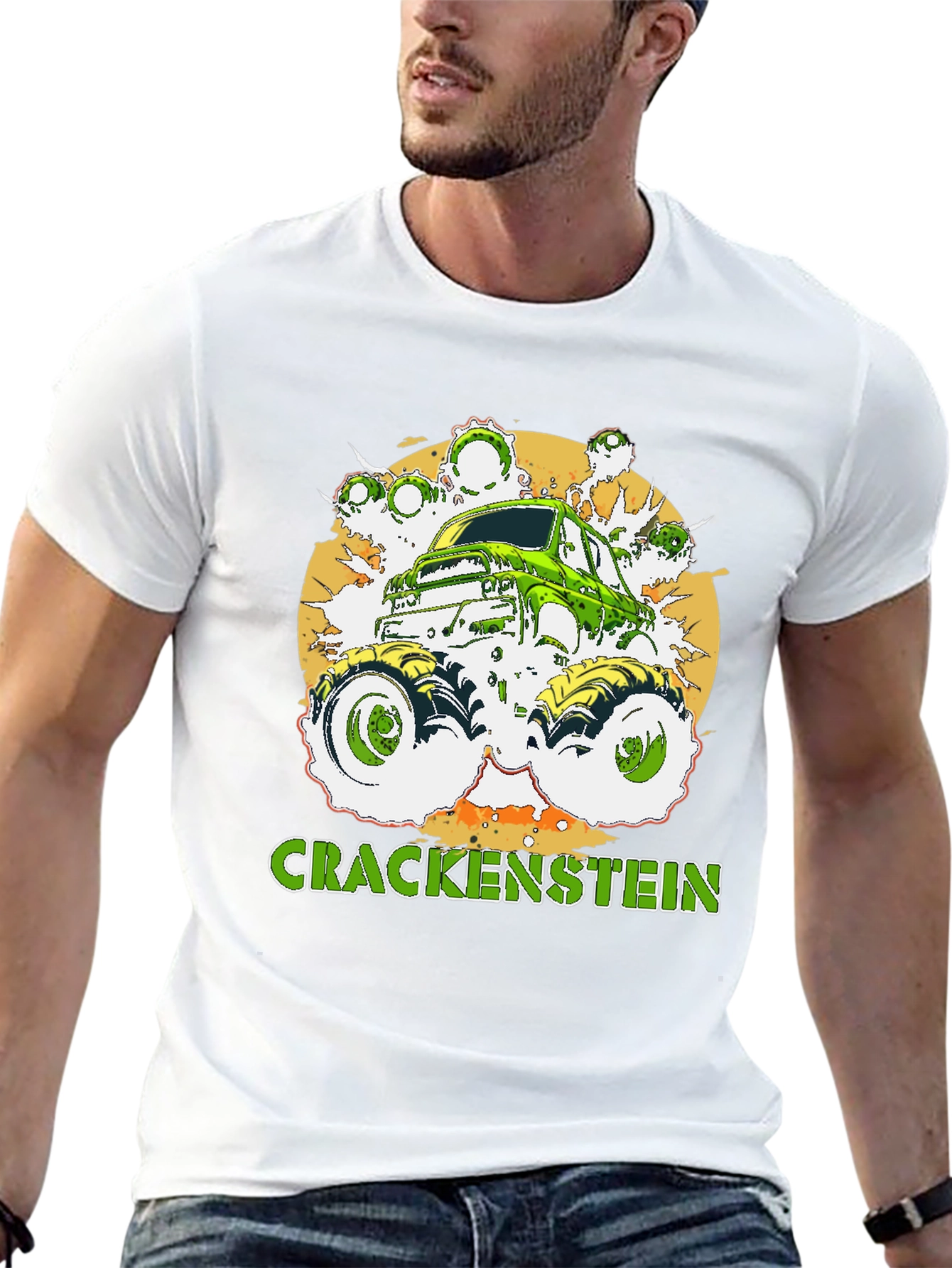 Crackenstein Monster Truck Graphic Tee