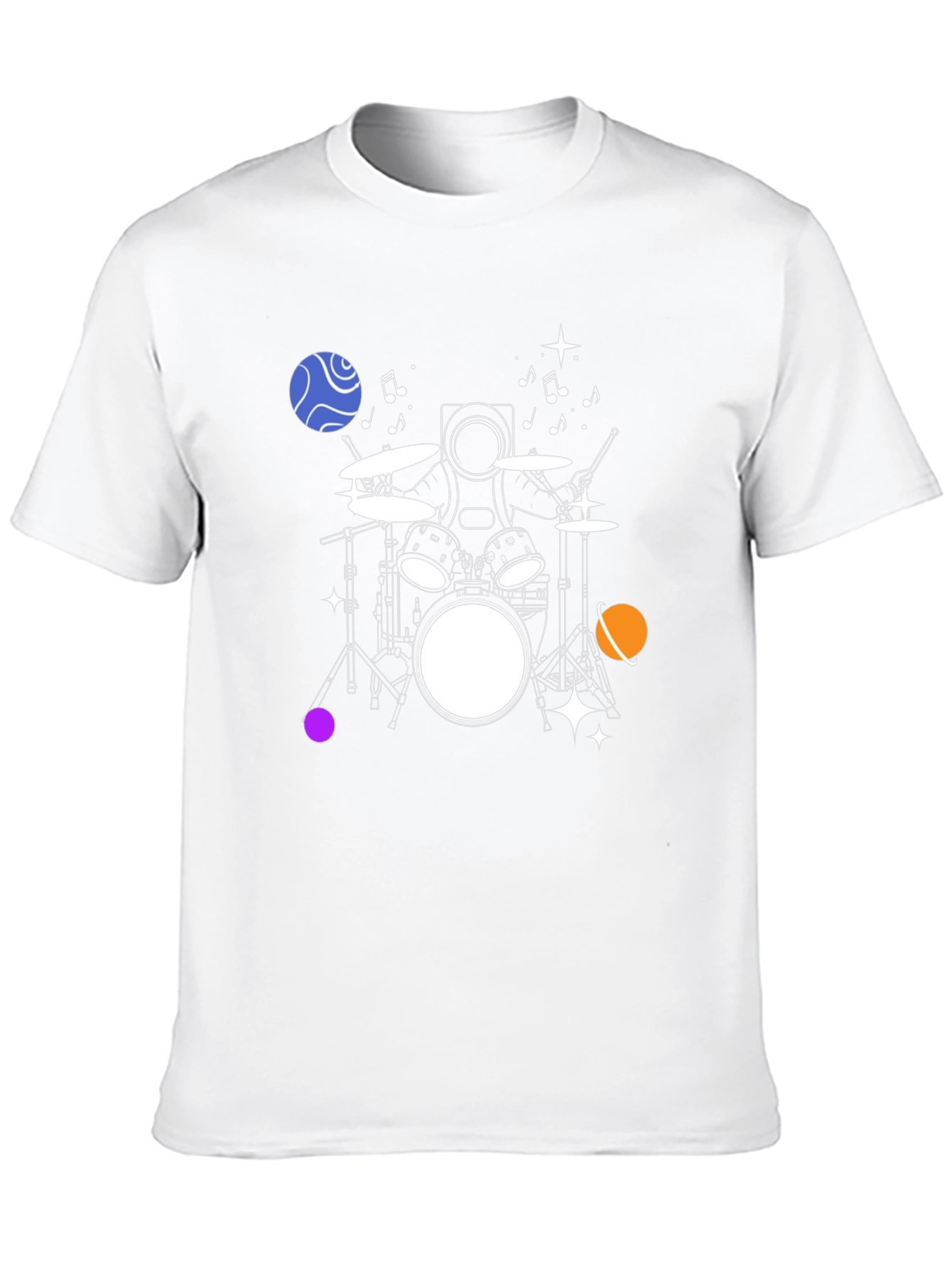 Astronaut Drummer T-Shirt
