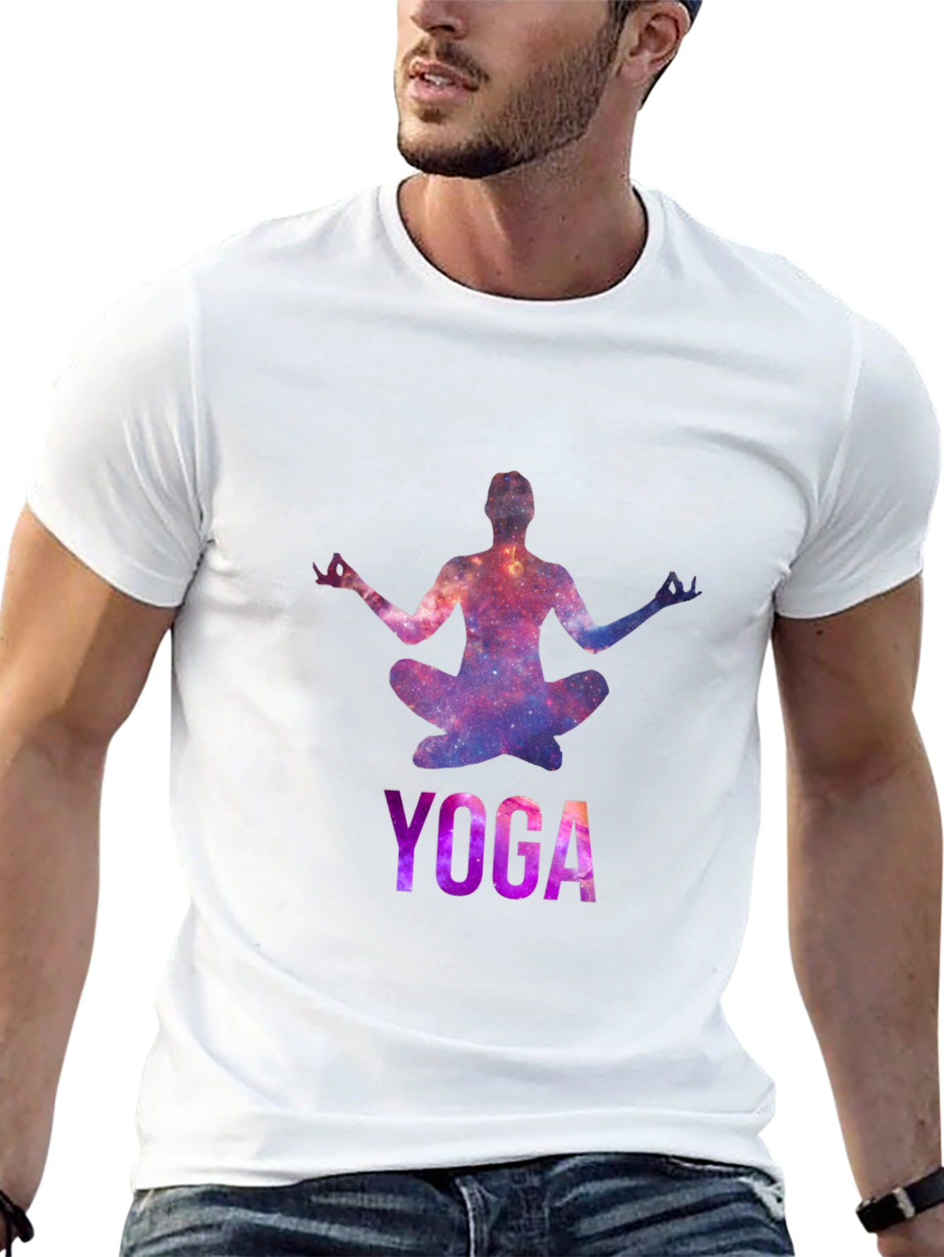 Yoga Galaxy T-Shirt - Meditate in Style!