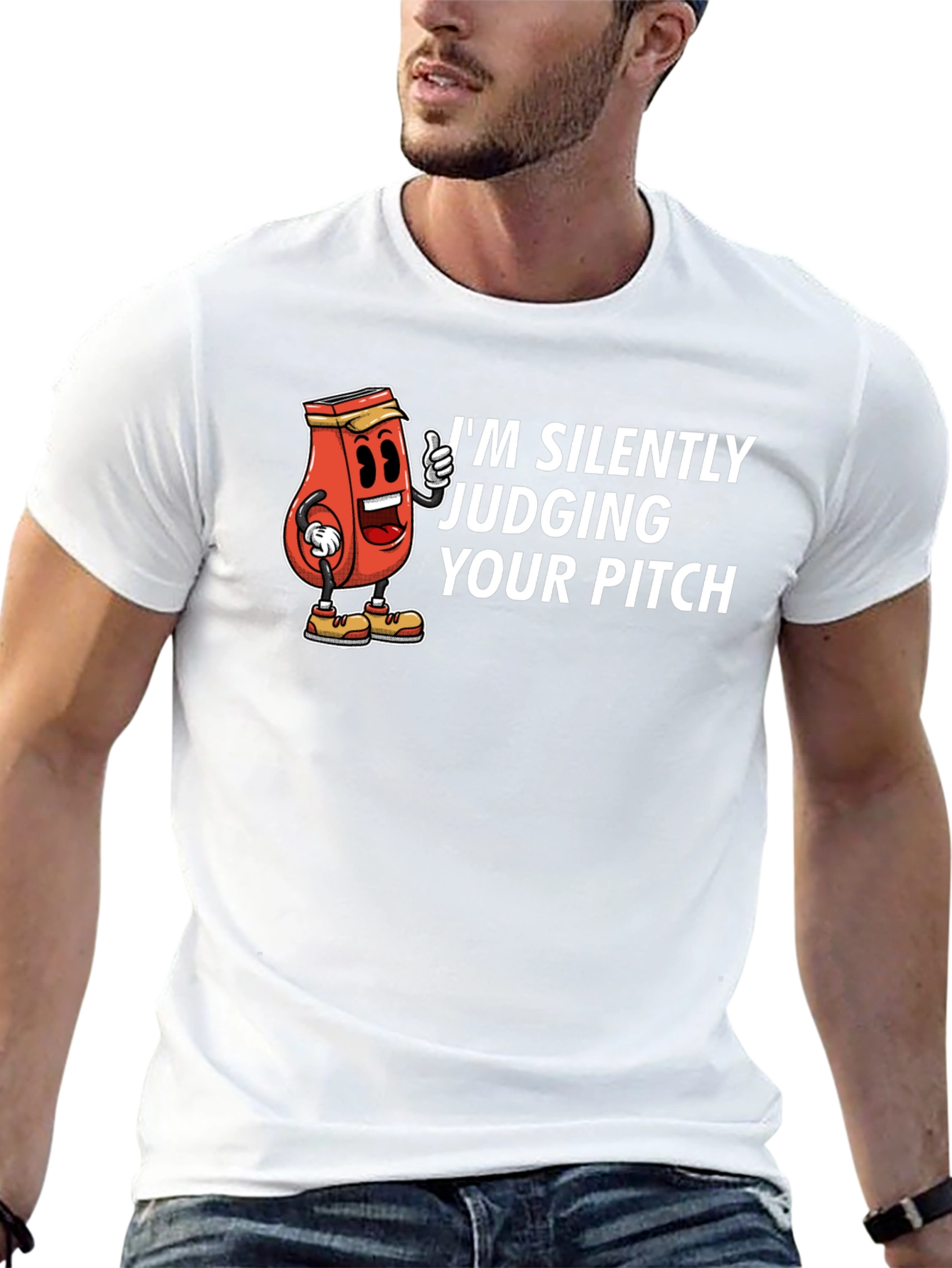 Funny Judging Your Pitch Graphic T-Shirt