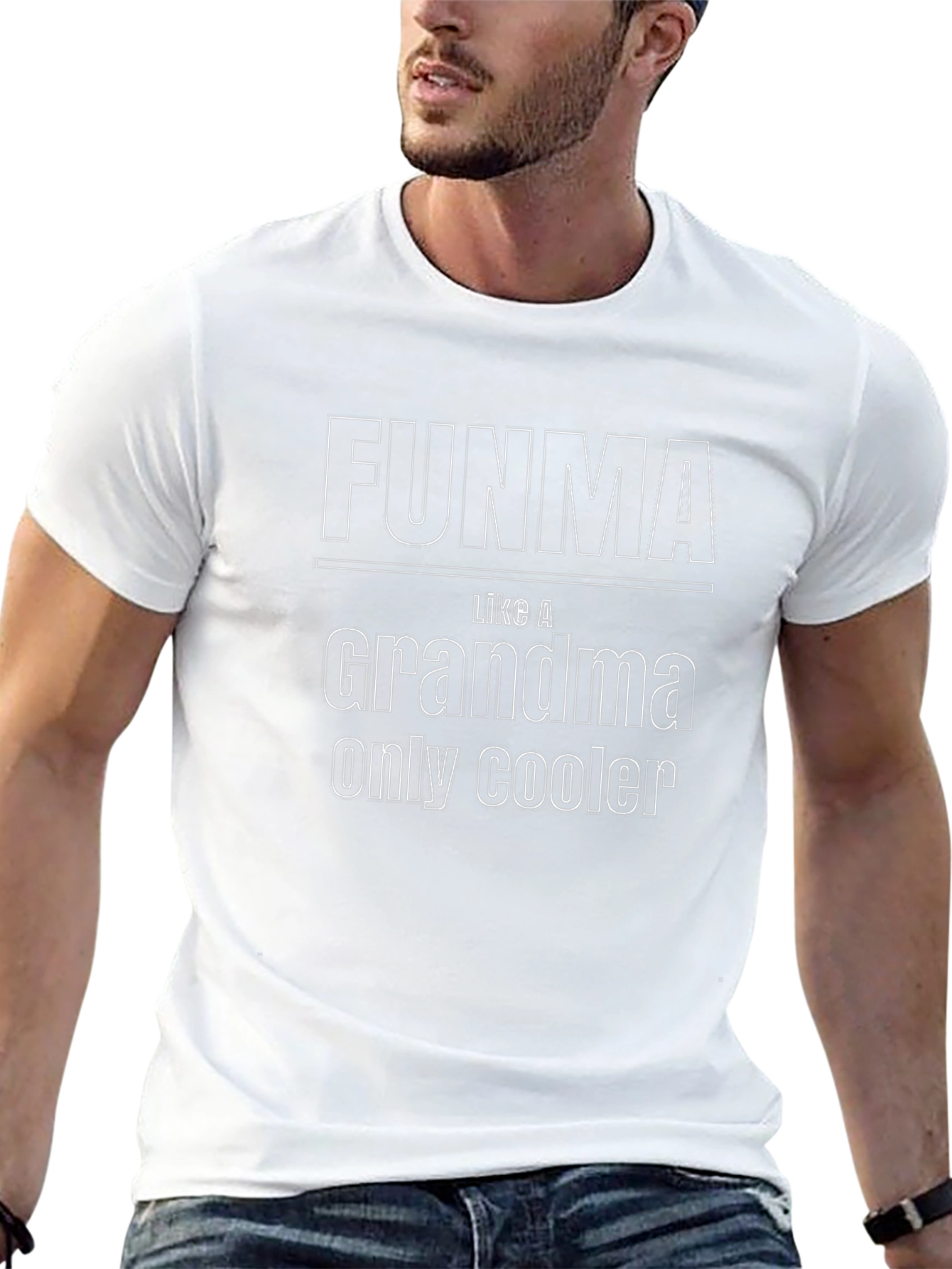 Funma Like A Grandma Only Cooler Graphic T-Shirt