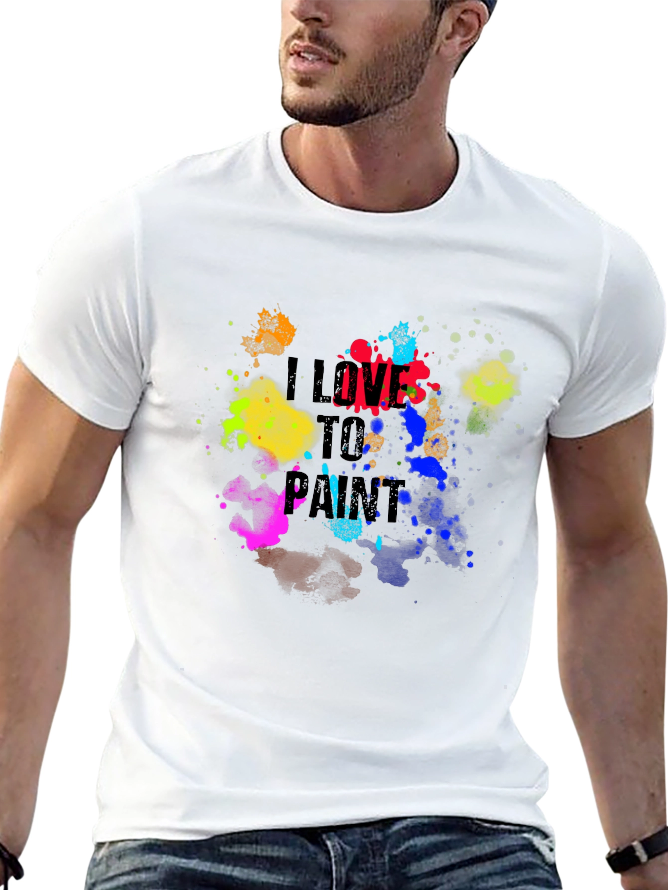 I Love to Paint Graphic T-Shirt