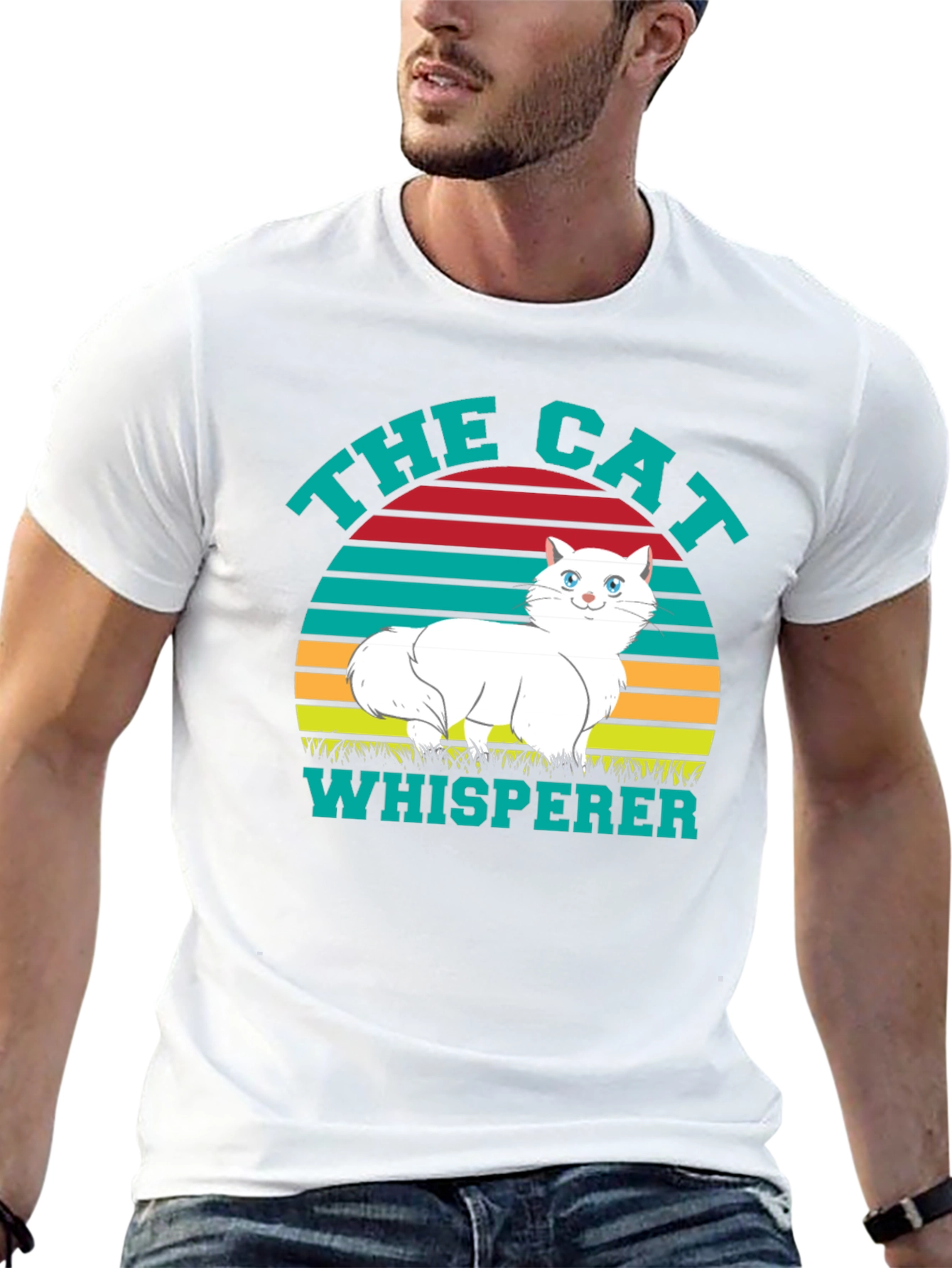 The Cat Whisperer Graphic T-Shirt - Unisex