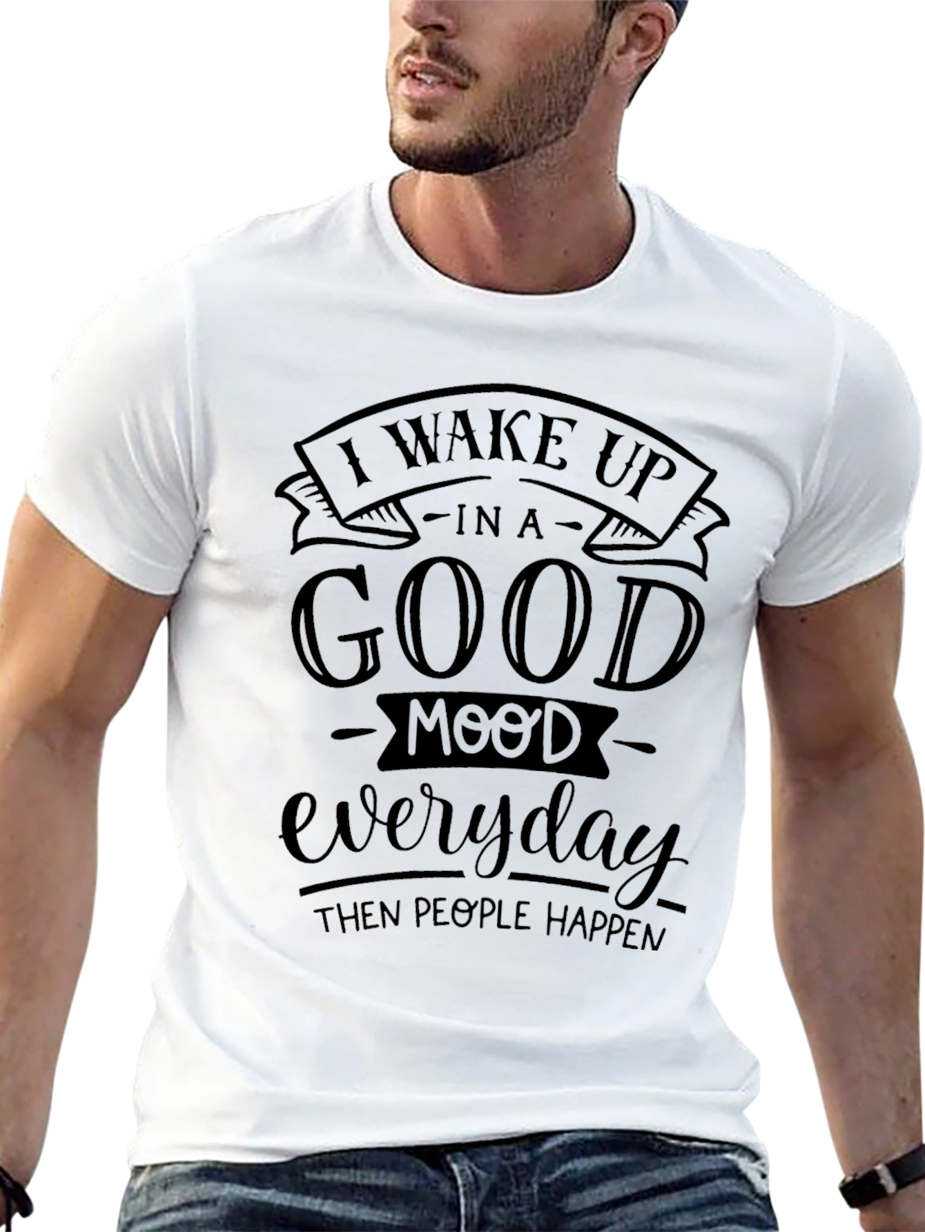 Good Mood Graphic Tee - Everyday Humor