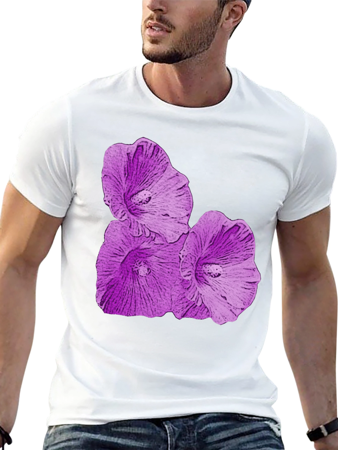 Floral Graphic Tee - Casual Comfort