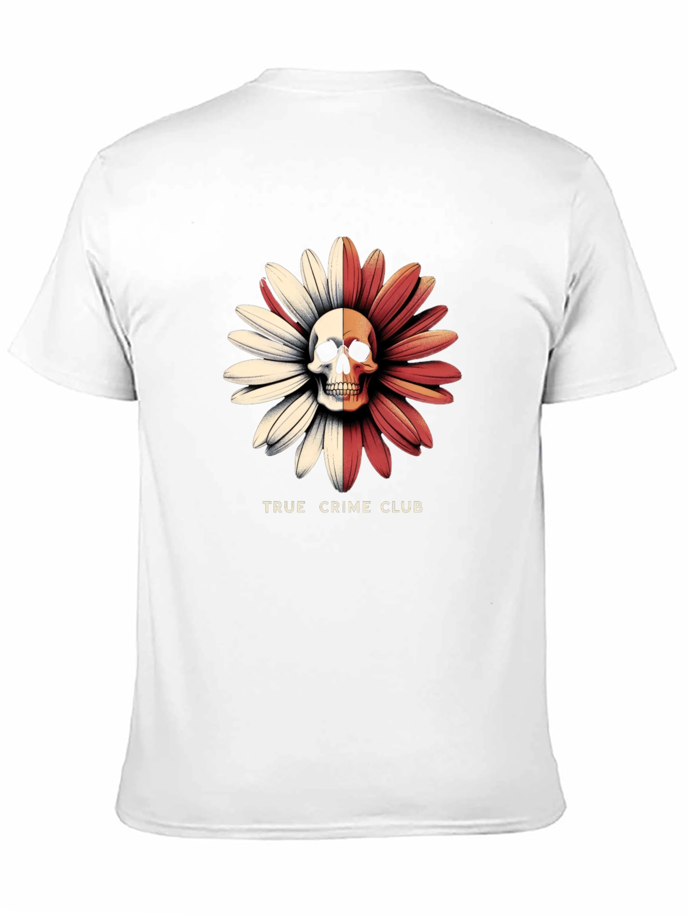 True Crime Club Skull Daisy Graphic Tee