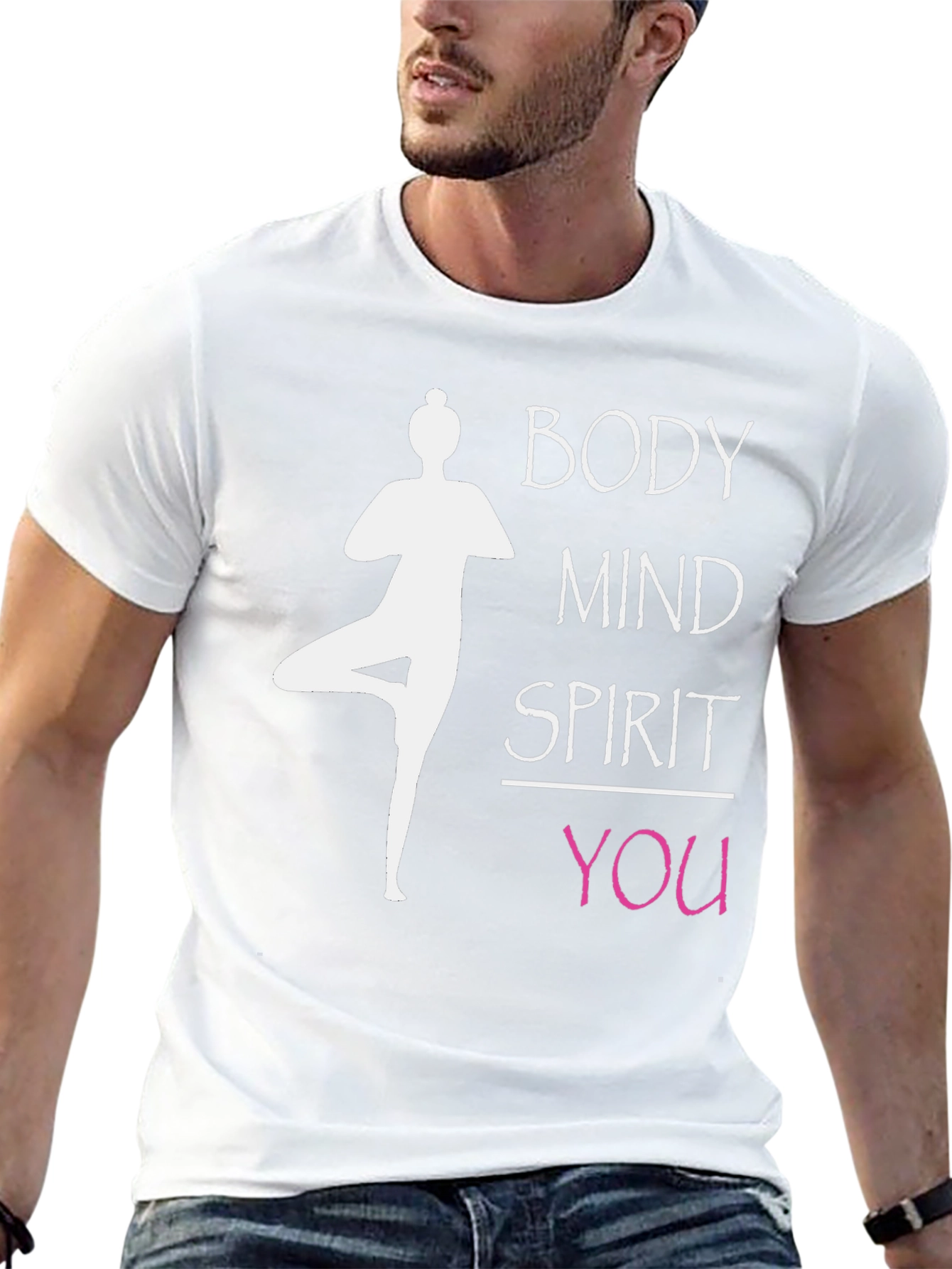 Body Mind Spirit You Yoga Graphic T-Shirt