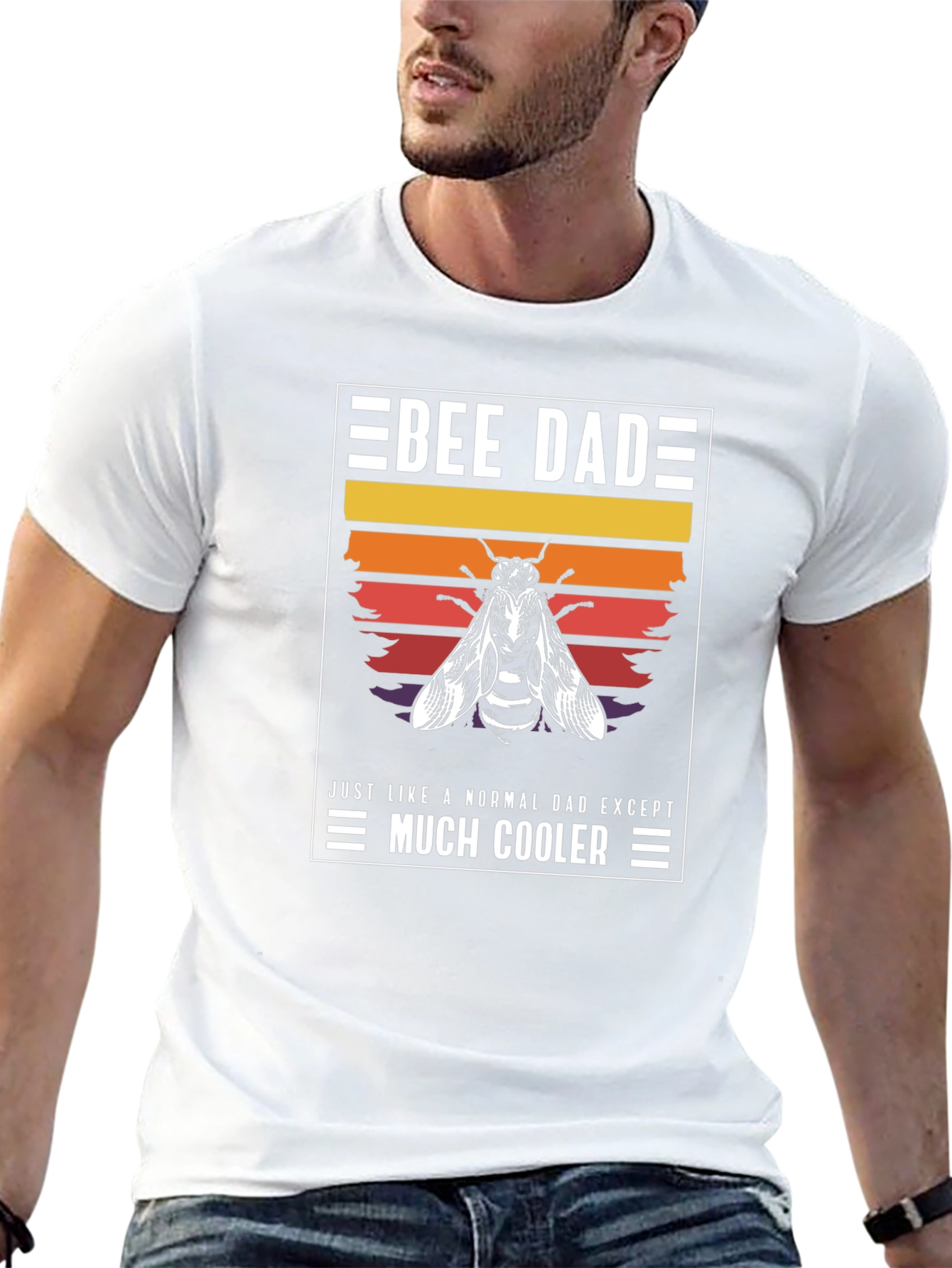Bee Dad T-Shirt - Much Cooler Dad Gift