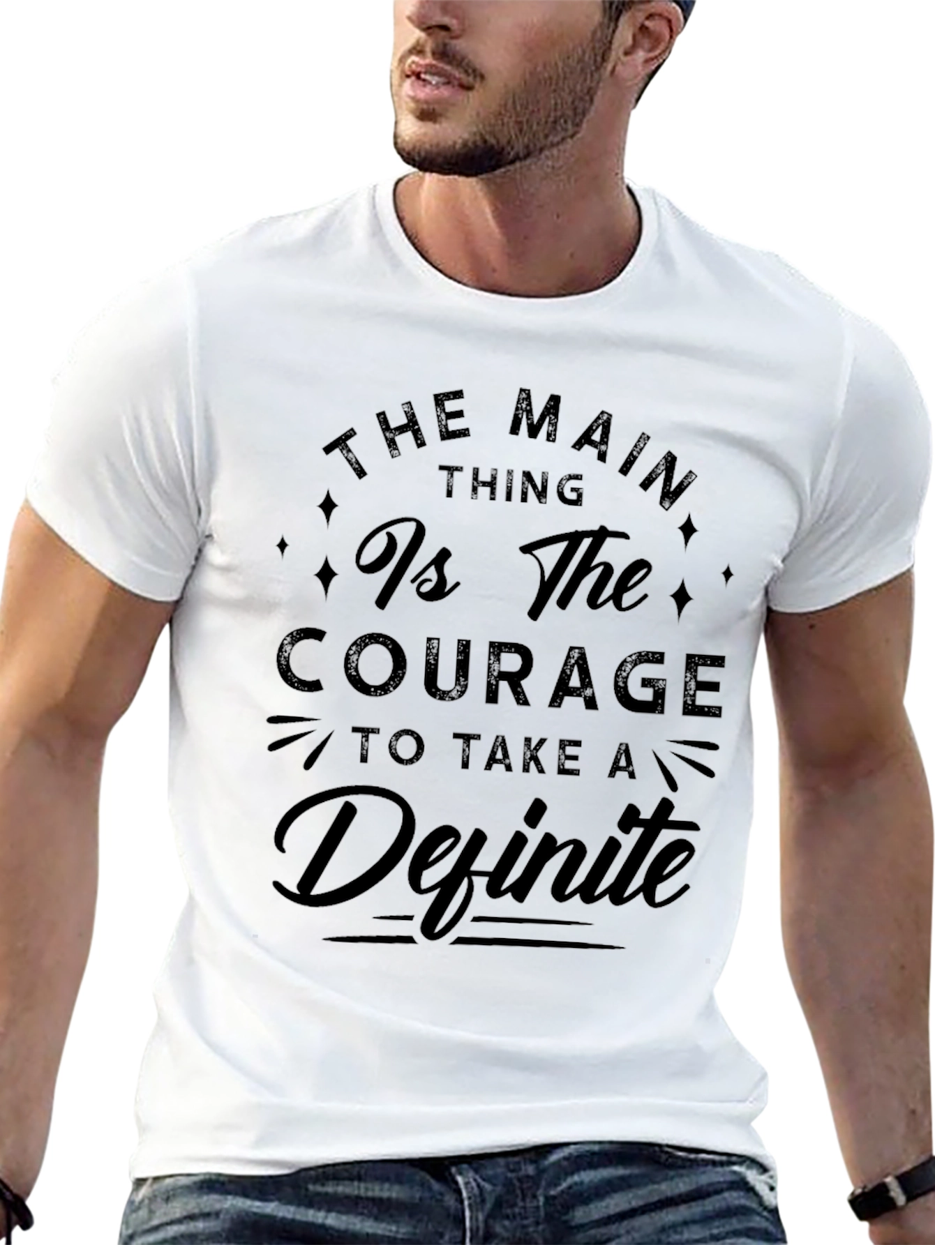 Courage to Take a Definite Tee