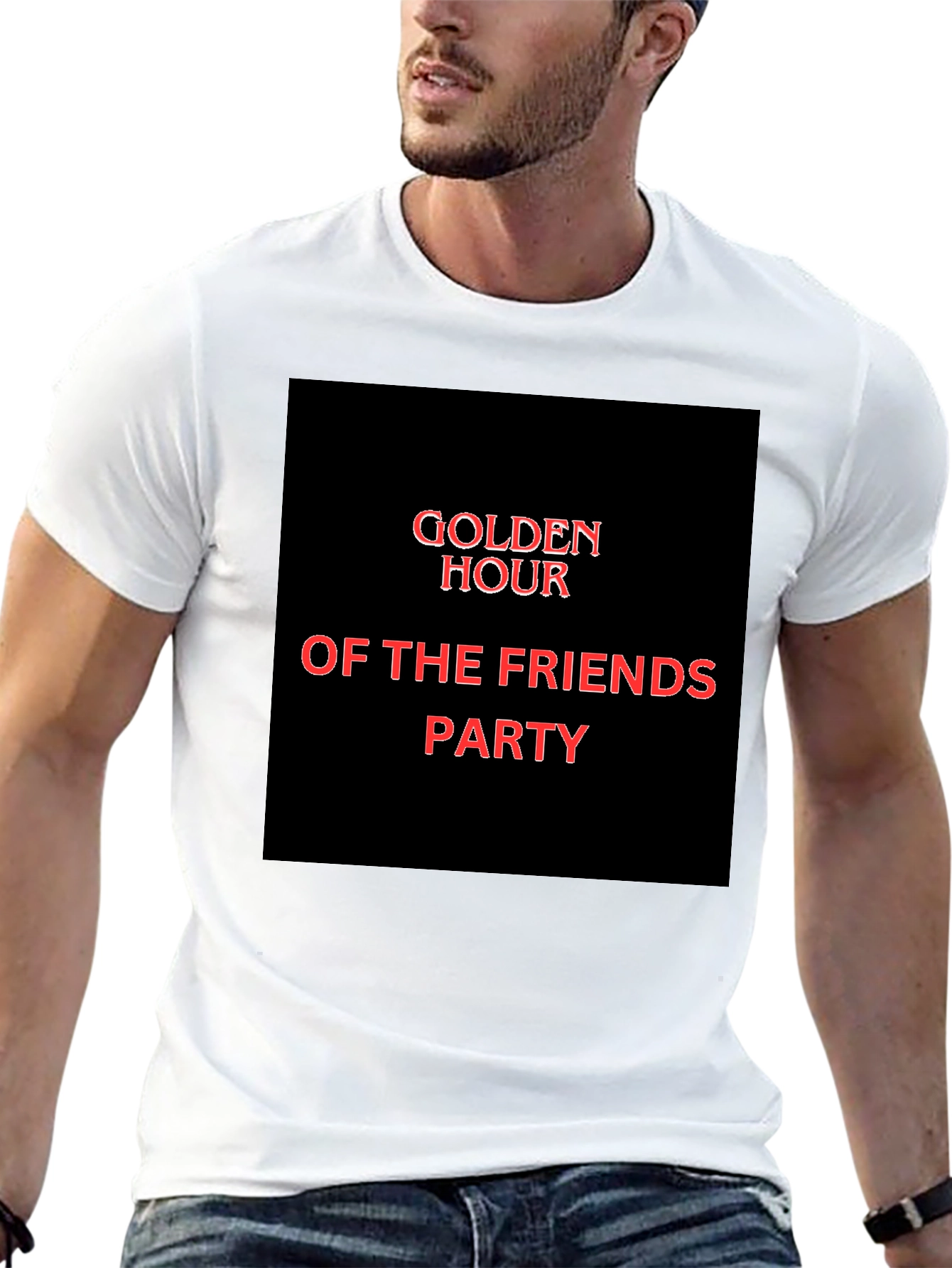 Golden Hour Of The Friends Party Graphic Tee