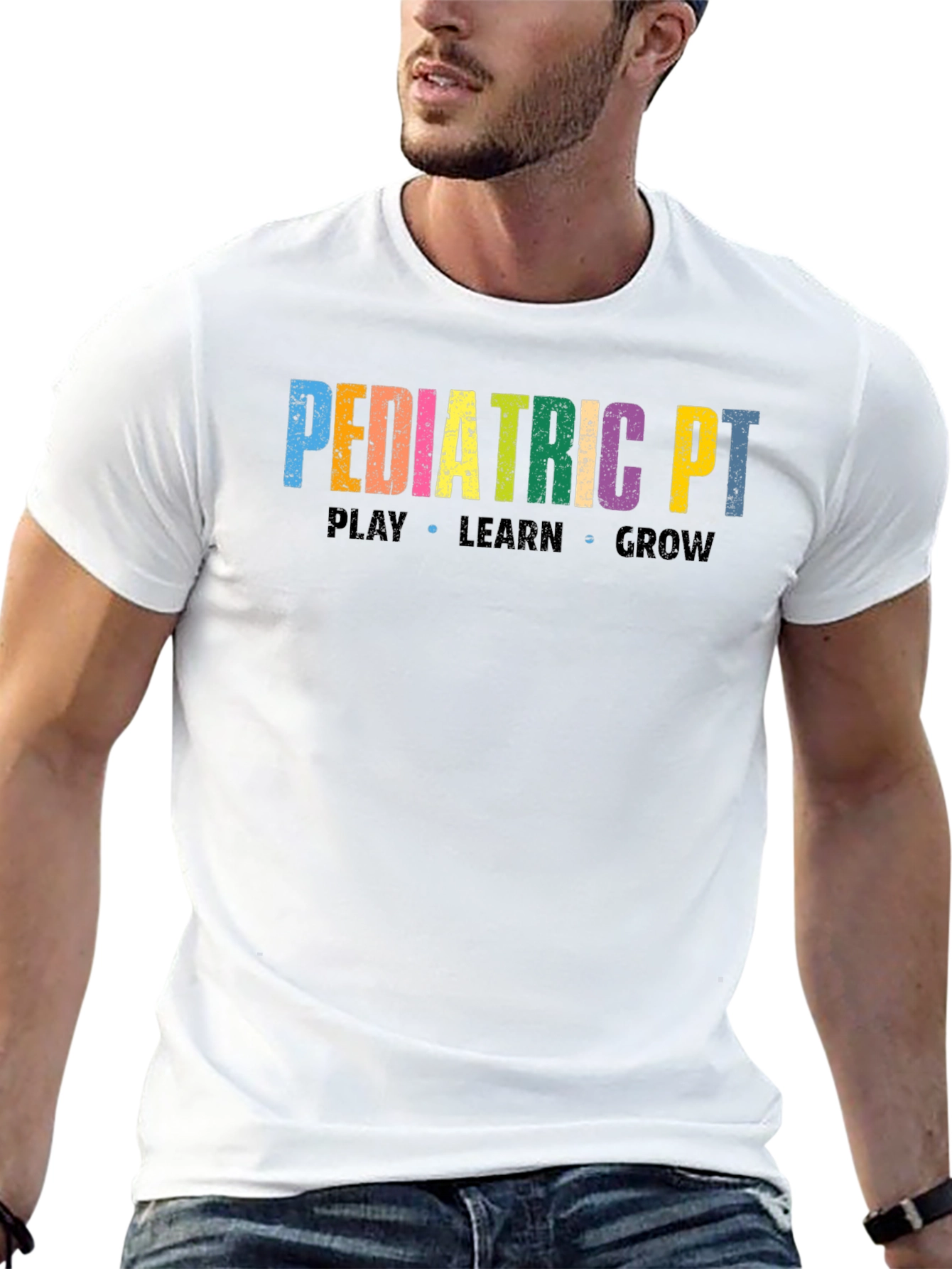 Pediatric PT T-Shirt: Play Learn Grow