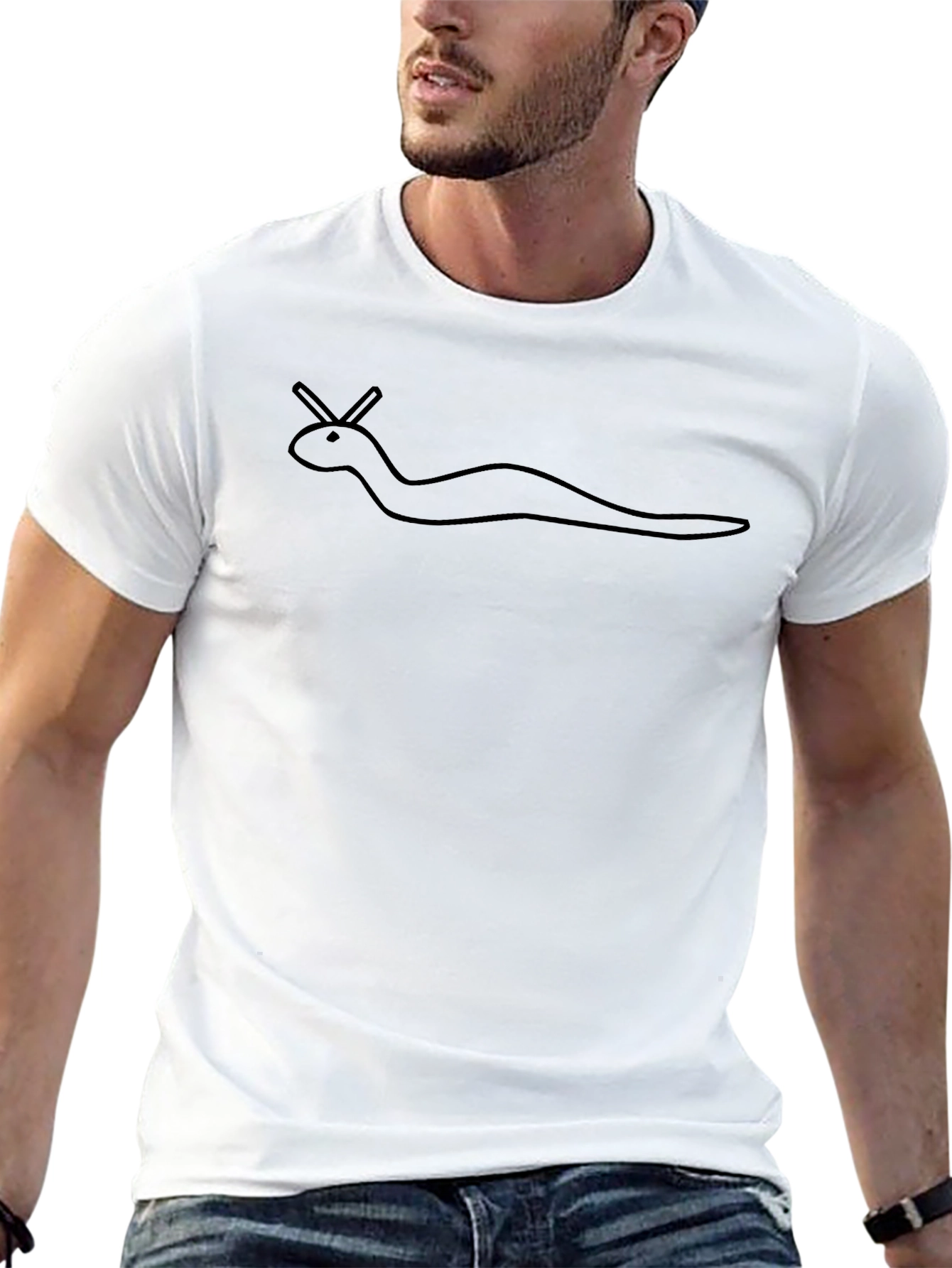 Slug Graphic T-Shirt - Black