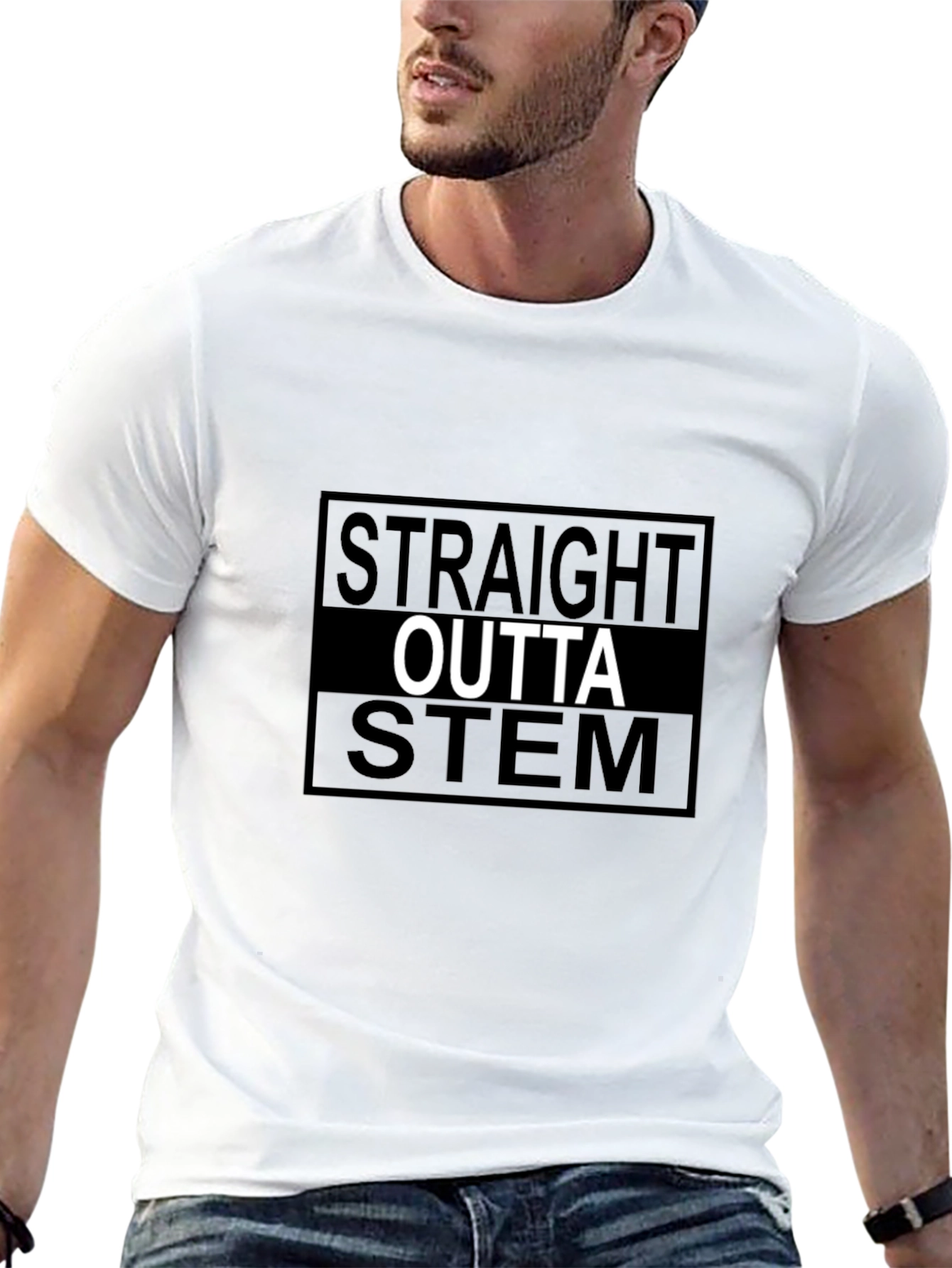 Straight Outta STEM Black T-Shirt